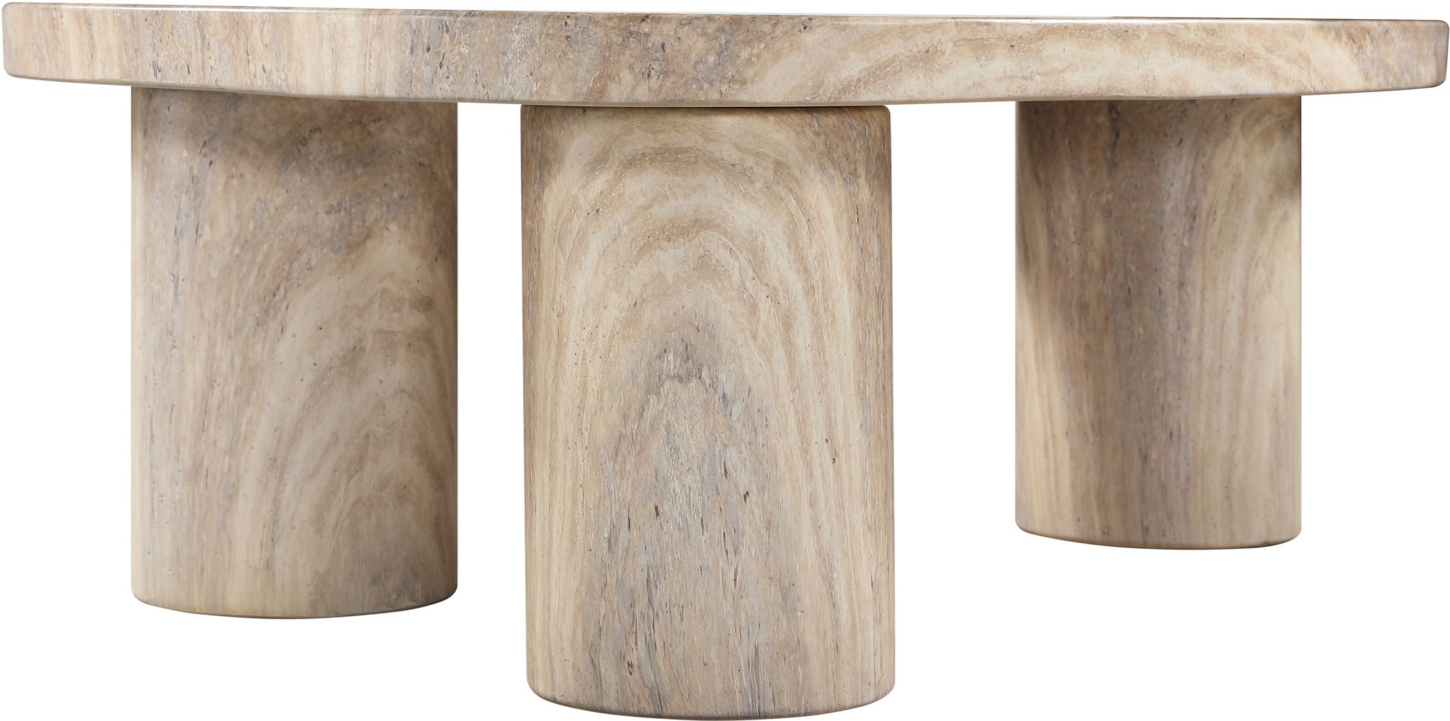 Teramo - Traverine Concrete Indoor/Outdoor Coffee Table - Urban Living Furniture (Los Angeles, CA)