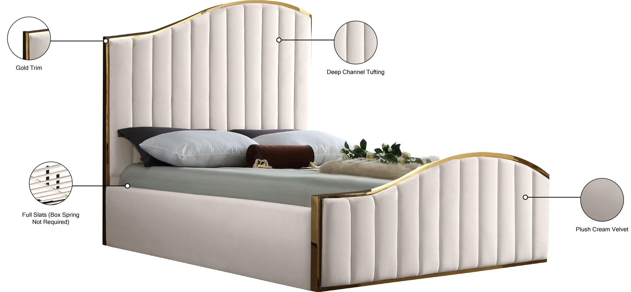 Jolie - Bed - Urban Living Furniture (Los Angeles, CA)