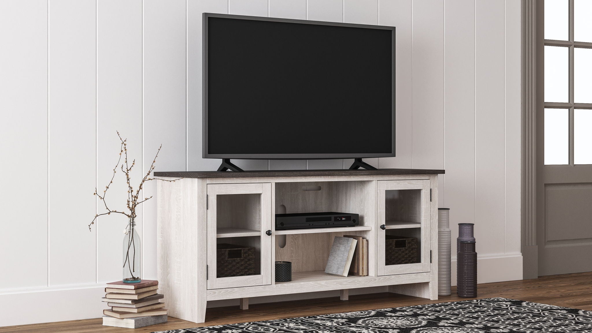 Dorrinson - TV Stand With Fireplace Insert - Urban Living Furniture (Los Angeles, CA)
