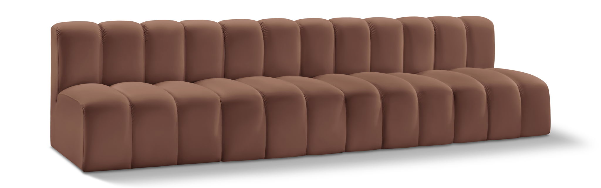Arc - Faux Leather 4 Seats Modular Sofa - Urban Living Furniture (Los Angeles, CA)