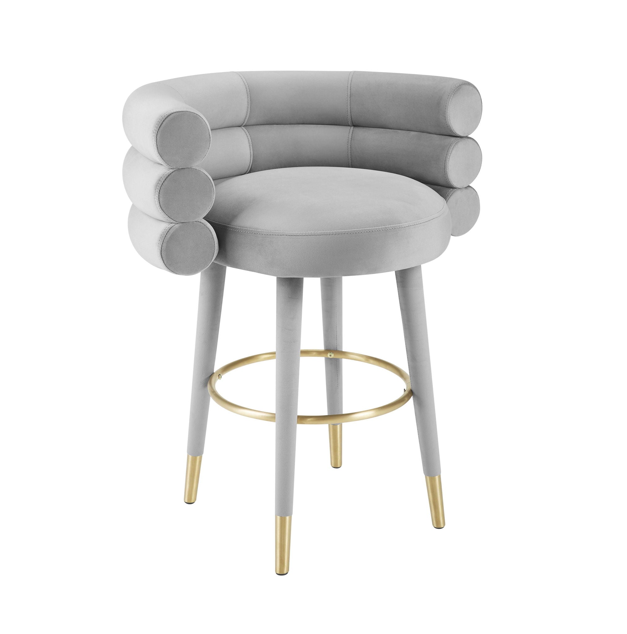 Betty - Velvet Counter Stool - Urban Living Furniture (Los Angeles, CA)
