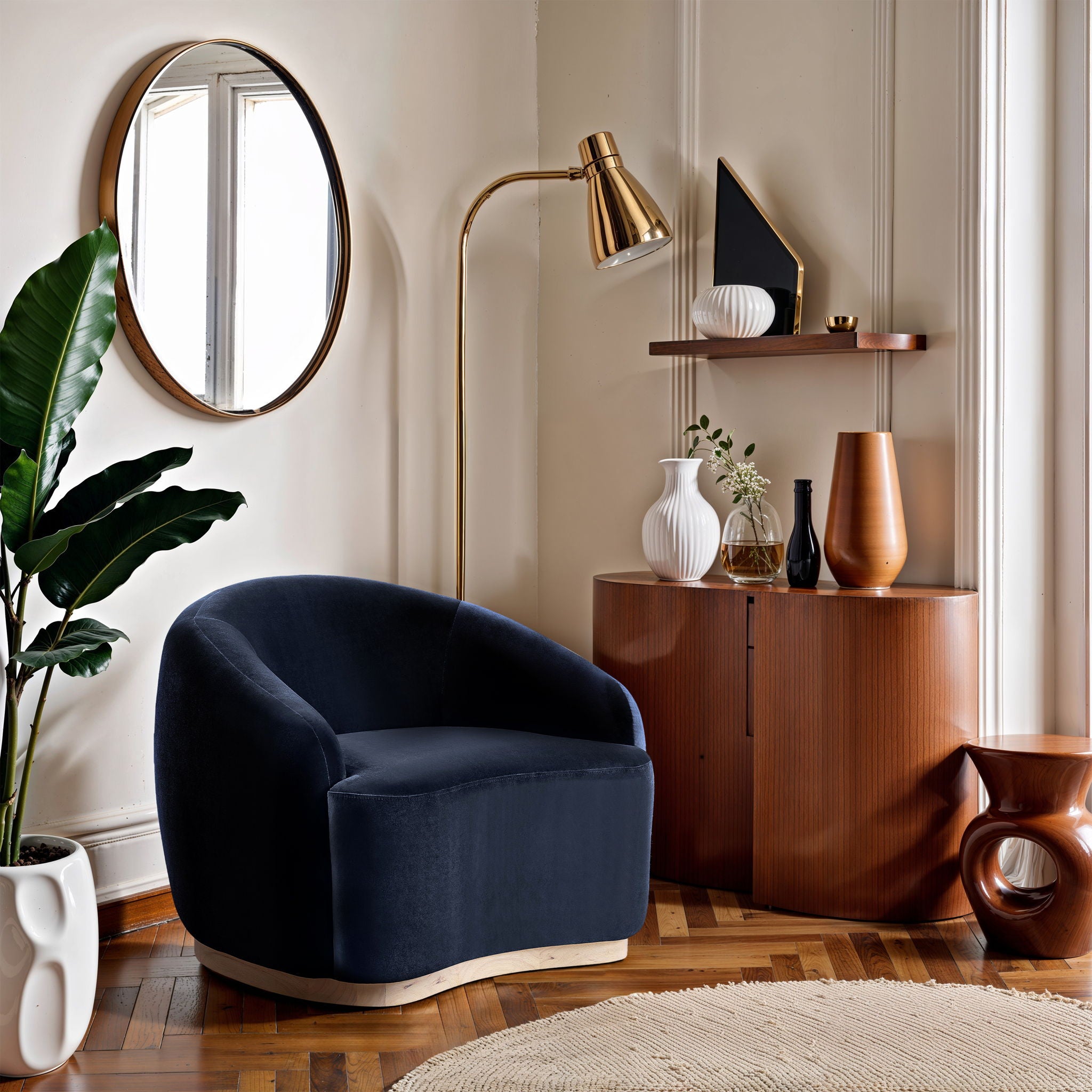 Gustavo - Velvet Upholstered Chair - Urban Living Furniture (Los Angeles, CA)