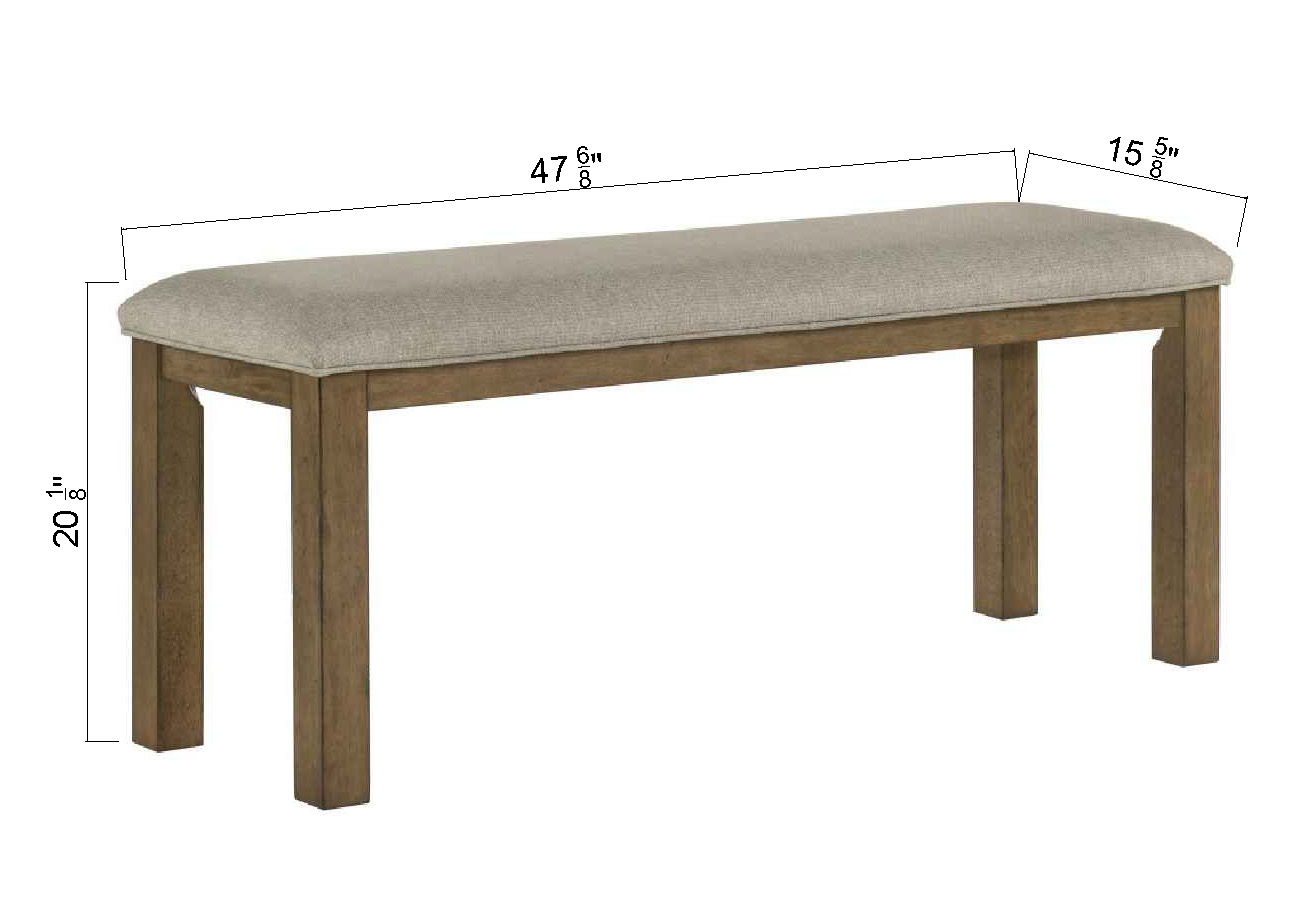 Cockrell - Bench - Light Brown / Beige - Urban Living Furniture (Los Angeles, CA)