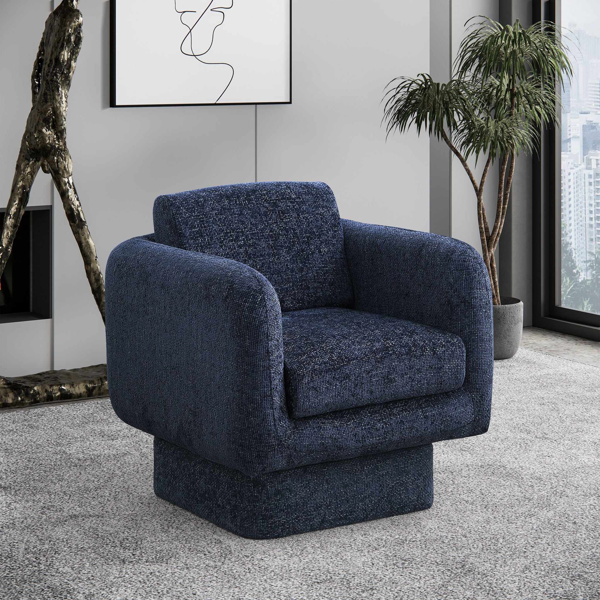 Alessandra - Swivel Accent Chair - Urban Living Furniture (Los Angeles, CA)