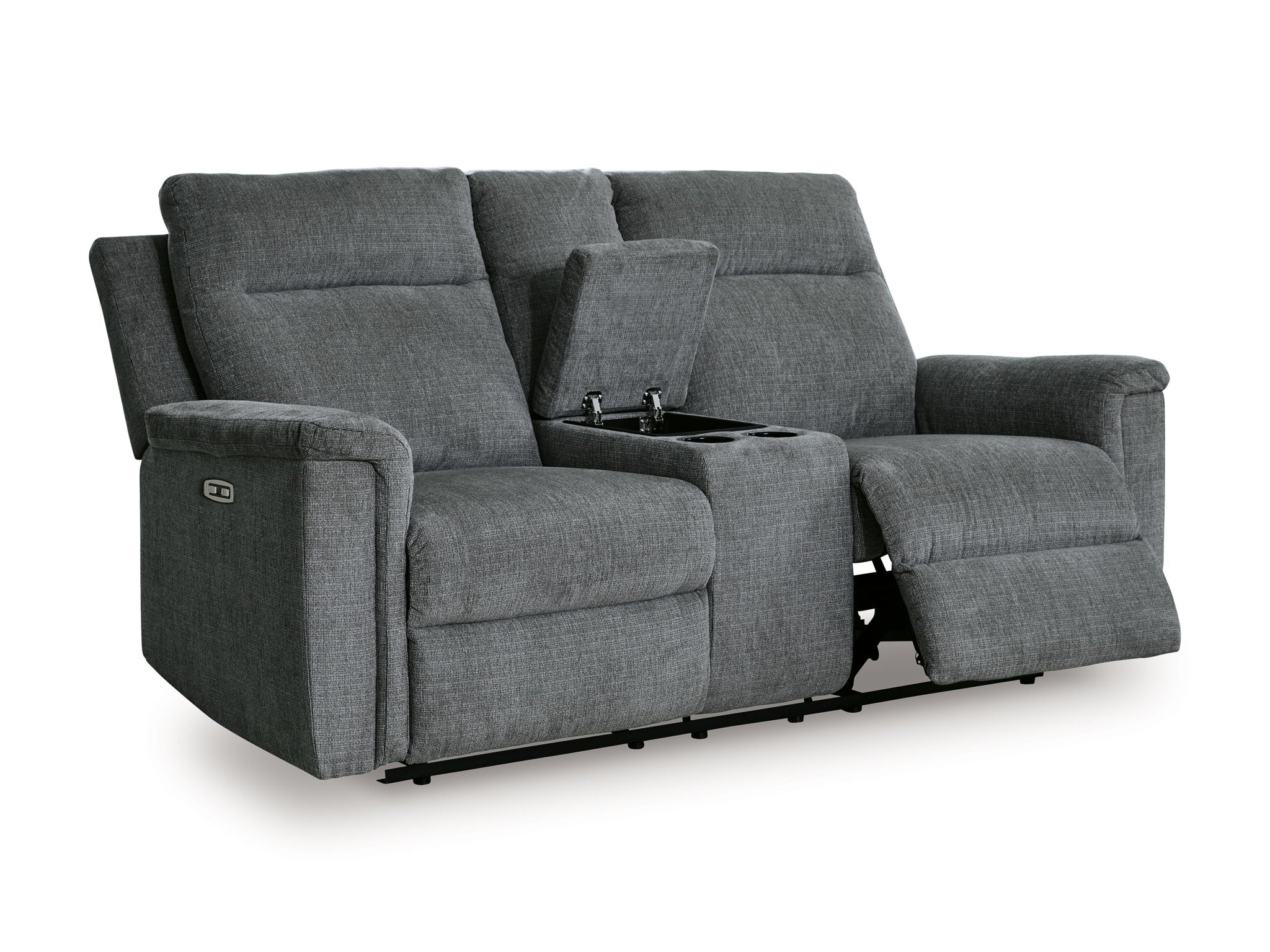 Barnsana - Dbl Power Reclining Loveseat With Console - Urban Living Furniture (Los Angeles, CA)