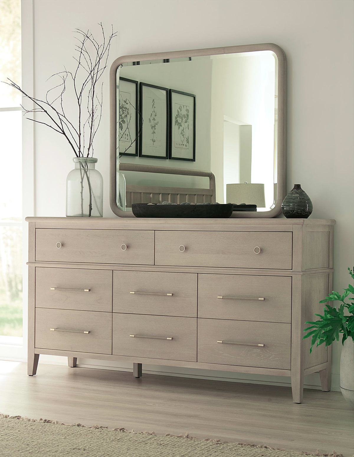 Camden - Wall Or Dresser Mirror - Chai