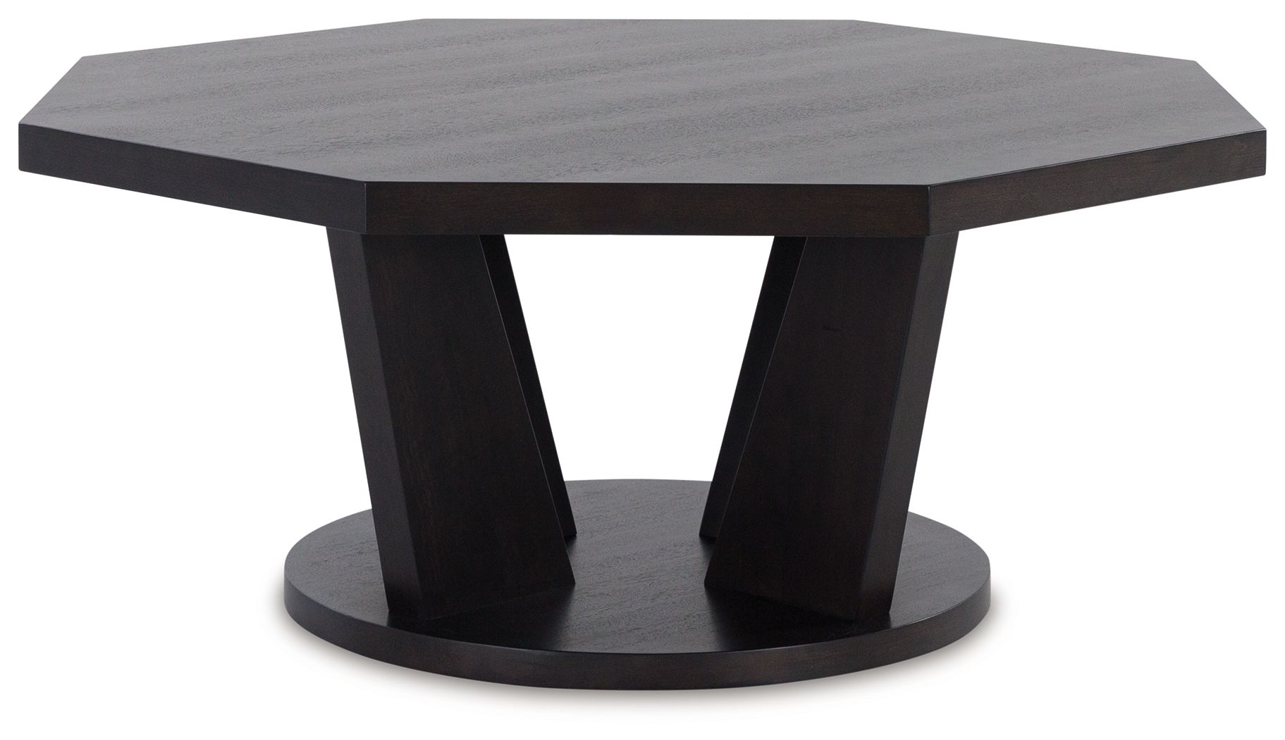 Chasinfield - Dark Brown - Octagon Coffee Table - Urban Living Furniture (Los Angeles, CA)