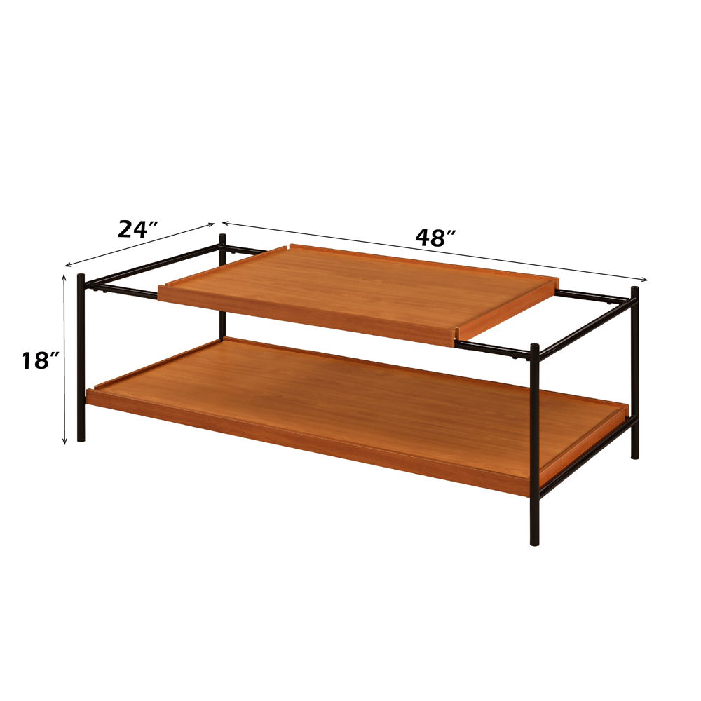 Oaken - Coffee Table - Honey Oak & Black - Urban Living Furniture (Los Angeles, CA)