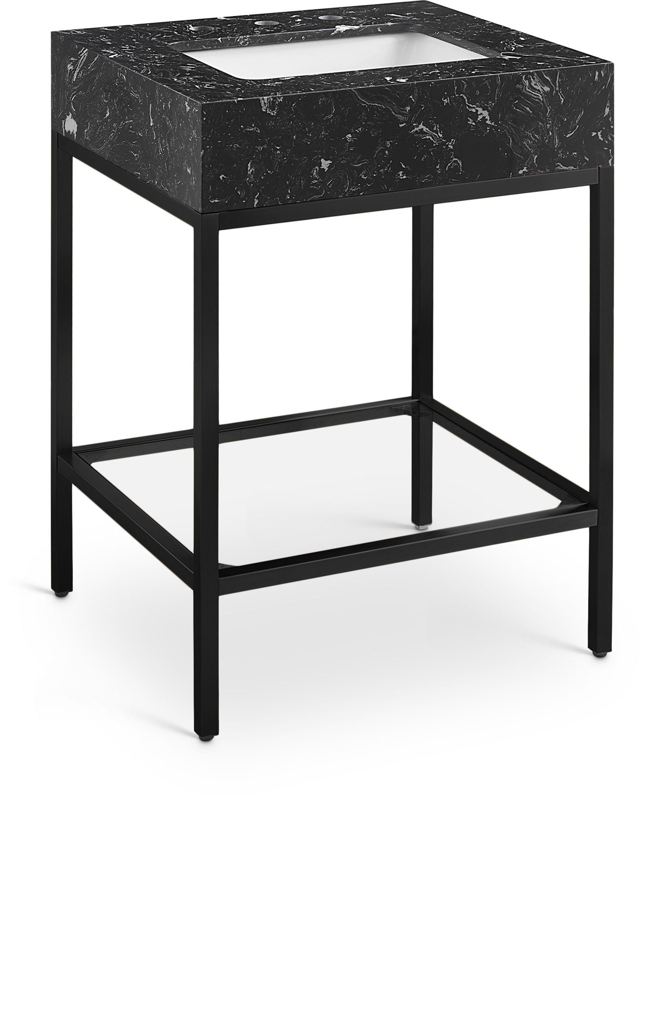 Marmo - Engineered Marble Bathroom Vanity With Black Base - Urban Living Furniture (Los Angeles, CA)