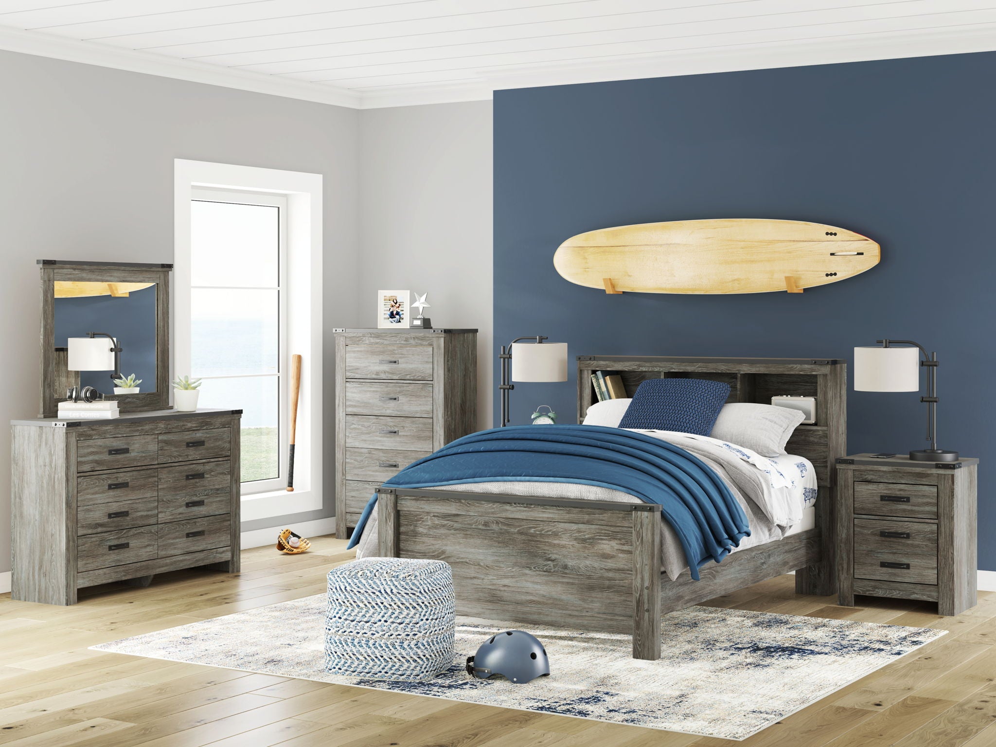 Frandern - Bookcase Panel Bedroom Set - Urban Living Furniture (Los Angeles, CA)