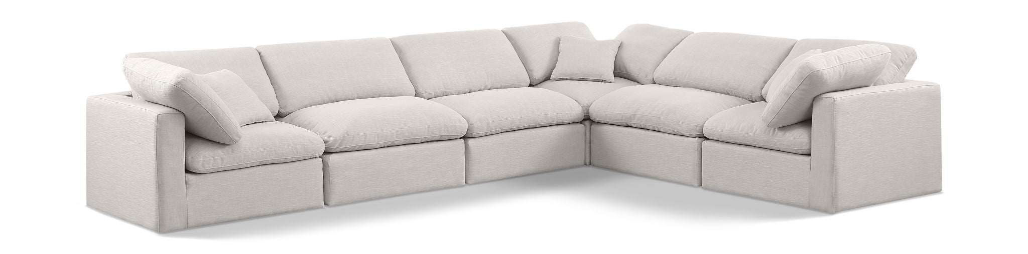 Indulge - Linen 6 Piece Modular Corner Sectional - Urban Living Furniture (Los Angeles, CA)