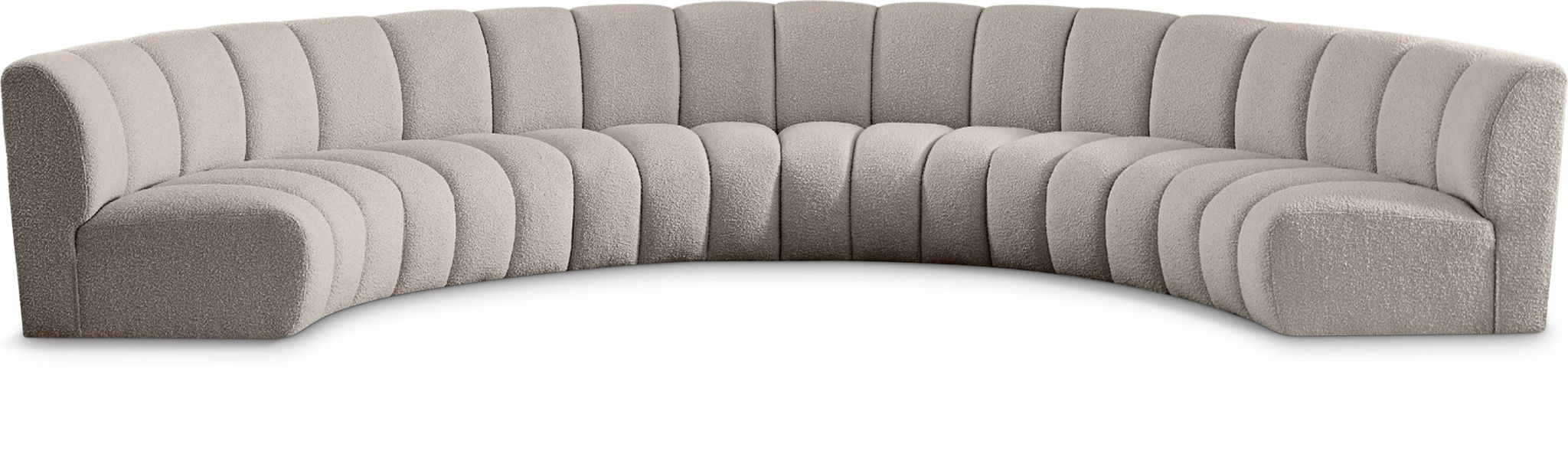 Infinity - 6 Piece Boucle Modular Sectional - Urban Living Furniture (Los Angeles, CA)