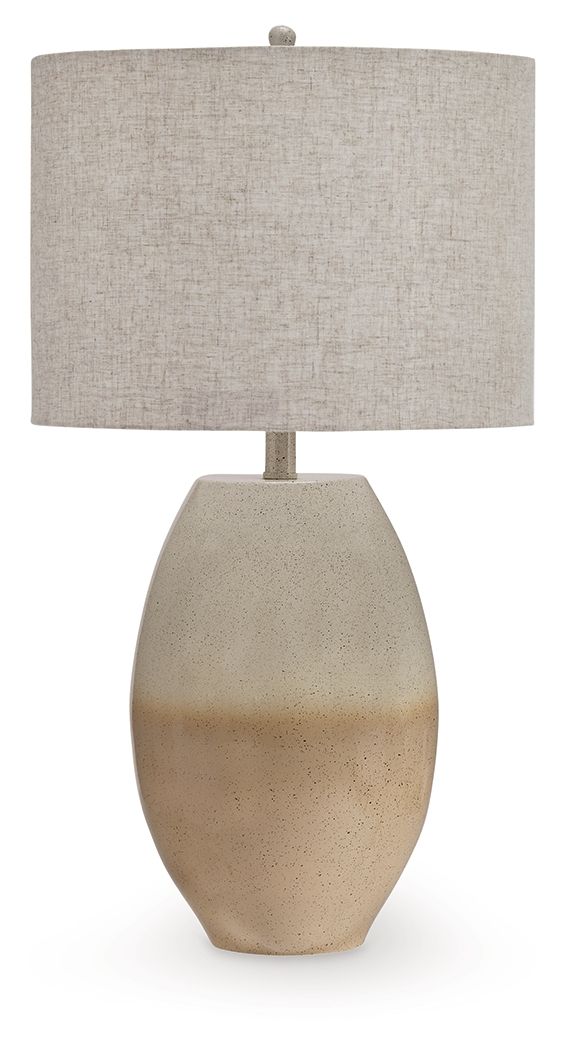 Linas - Cream / Beige - Metal Table Lamp - Urban Living Furniture (Los Angeles, CA)