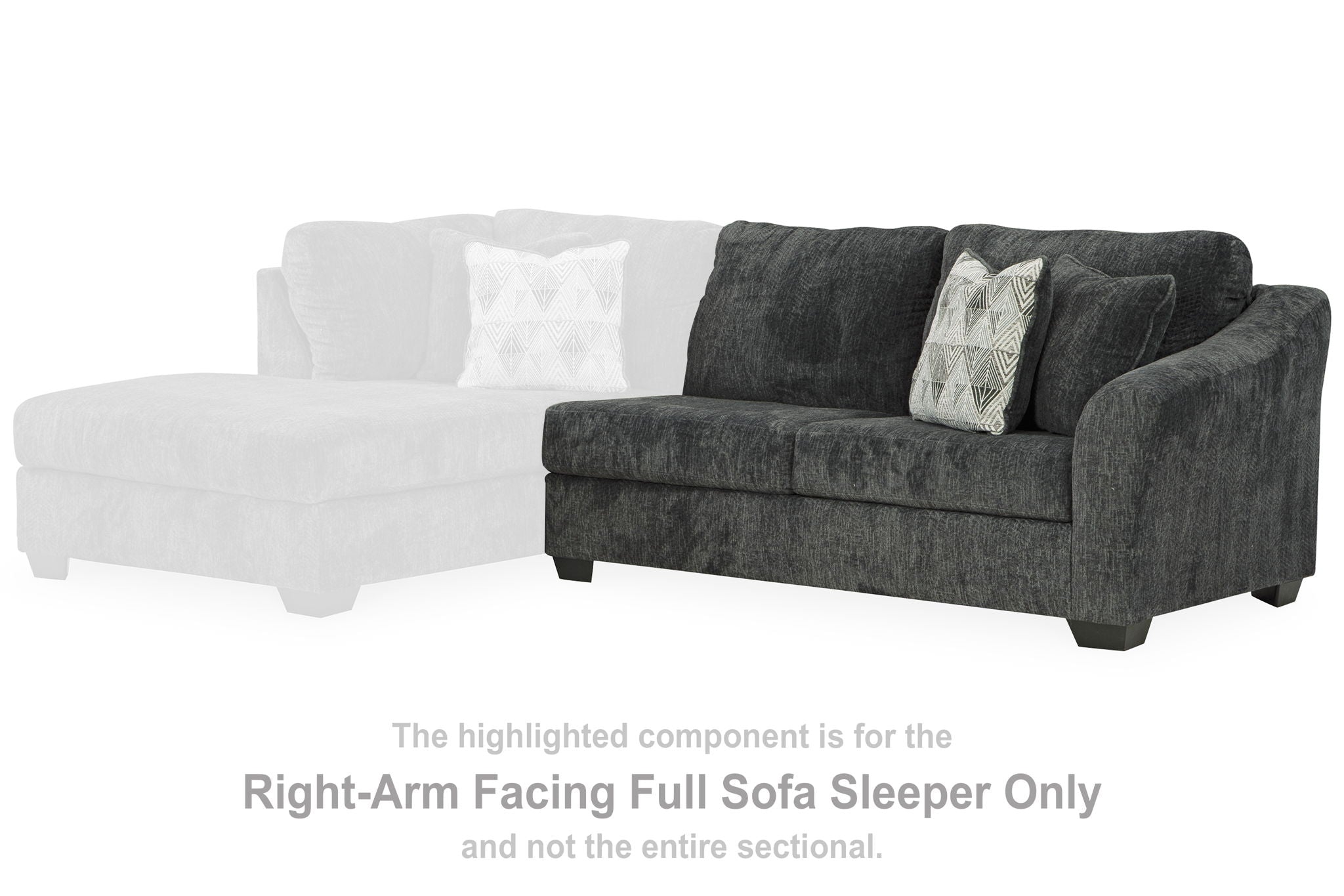Biddeford - Shadow - Raf Full Sofa Sleeper - Urban Living Furniture (Los Angeles, CA)