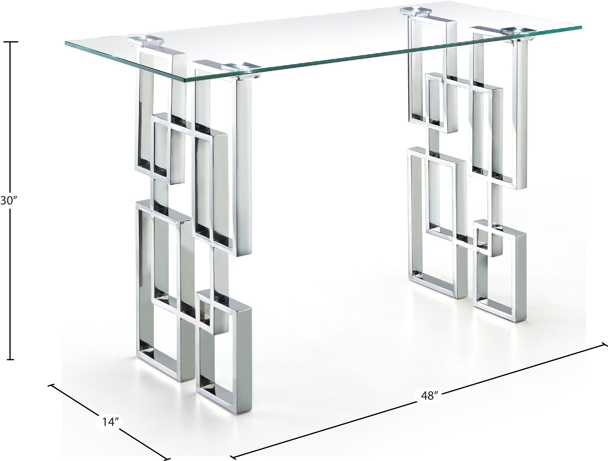 Alexis - Console Table - Pearl Silver - Urban Living Furniture (Los Angeles, CA)