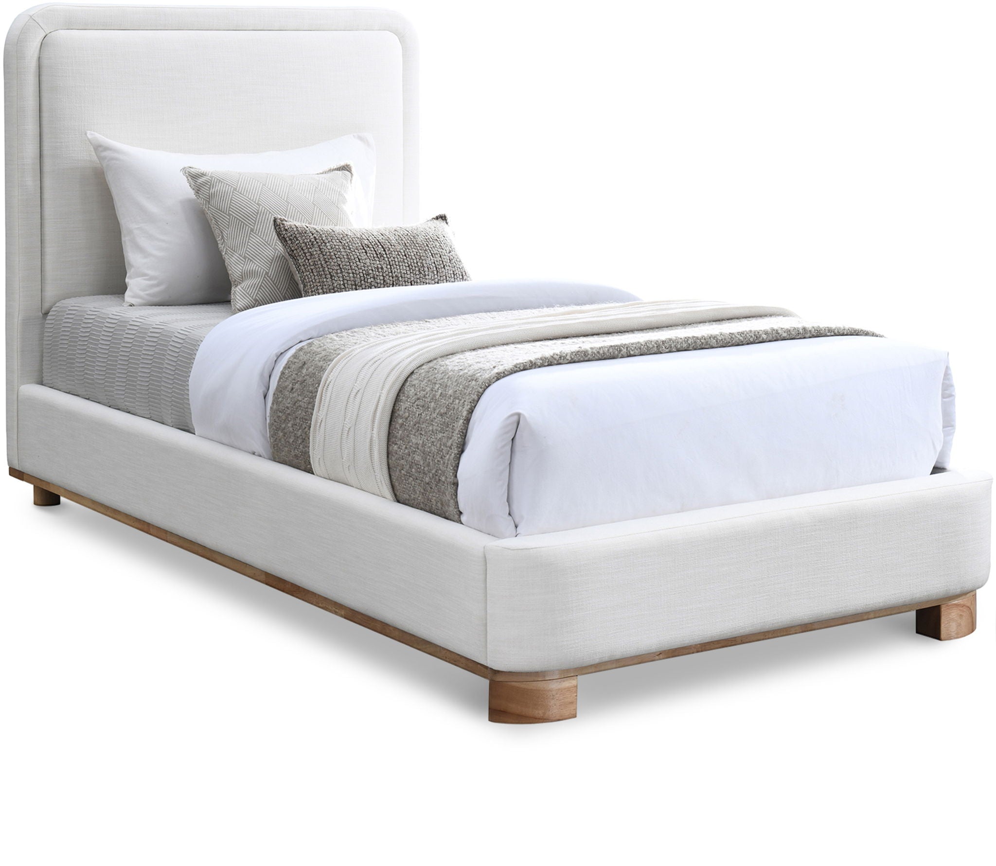 Nolita - Bed With Natural Base - Urban Living Furniture (Los Angeles, CA)