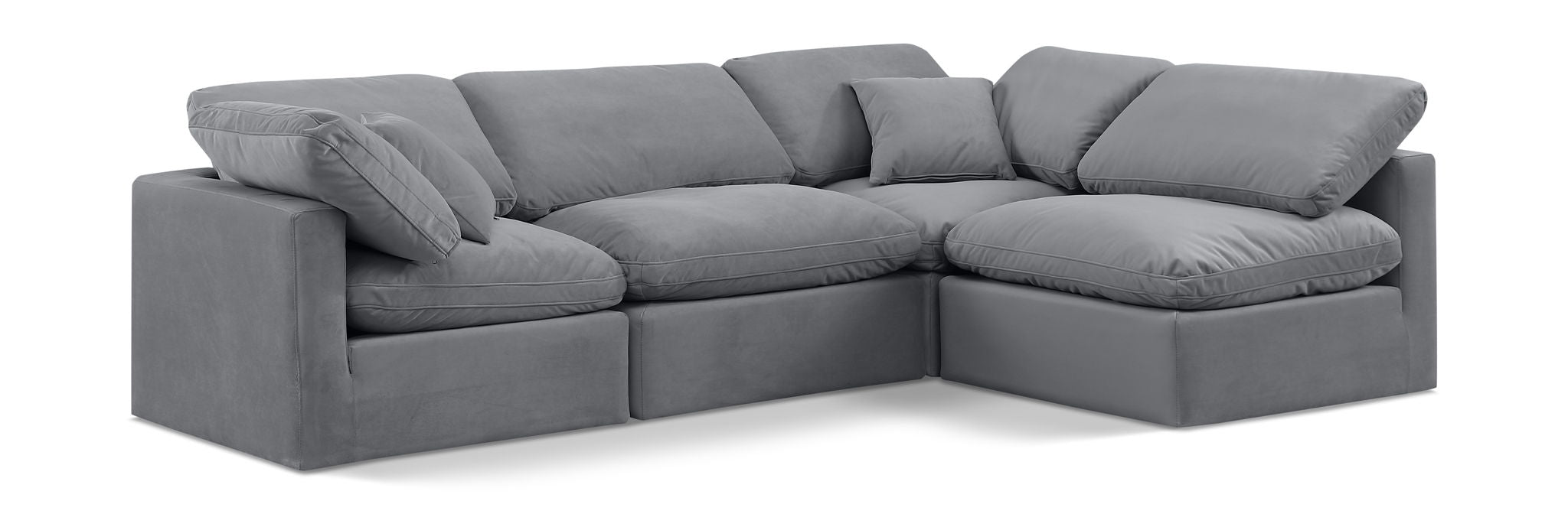 Indulge - Velvet 4 Piece Modular Sectional - Urban Living Furniture (Los Angeles, CA)