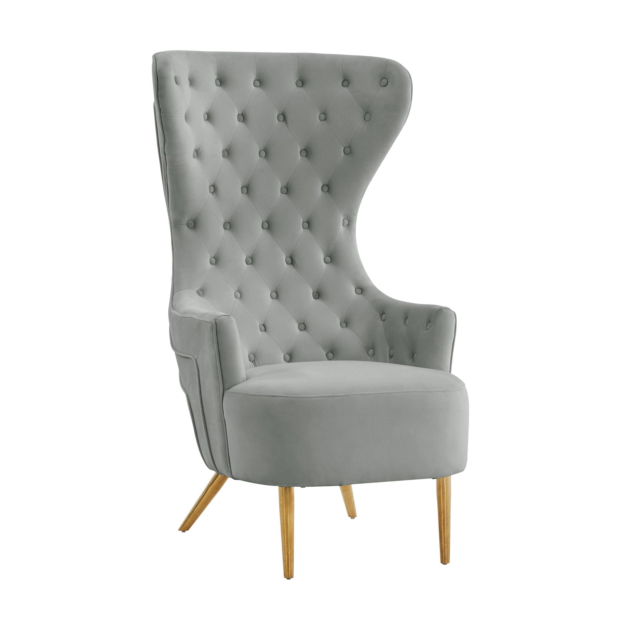 Jezebel - Velvet Wingback Chair - Urban Living Furniture (Los Angeles, CA)