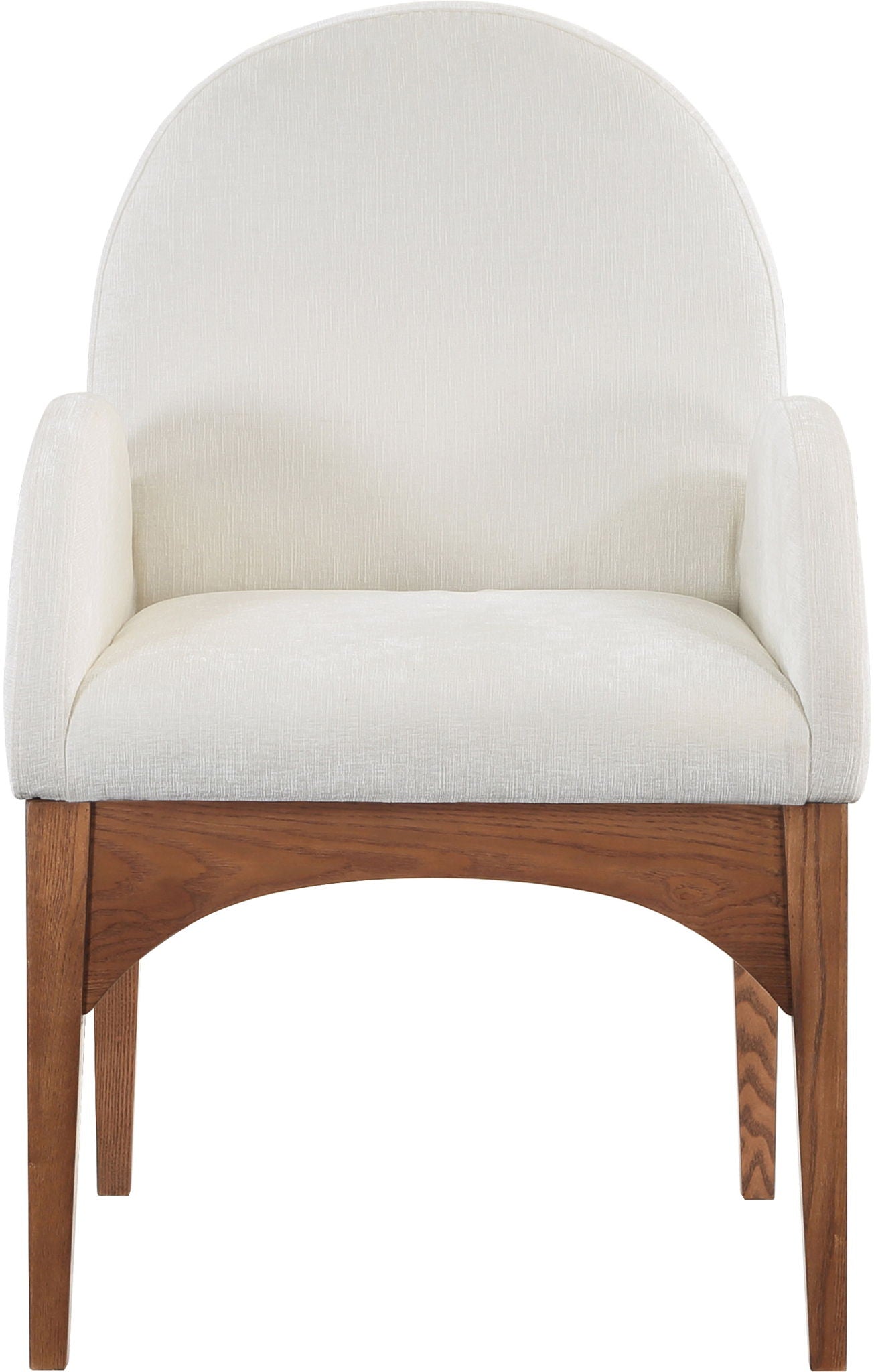 Waldorf - Chenille Dining Arm Chair With Brown Legs - Urban Living Furniture (Los Angeles, CA)