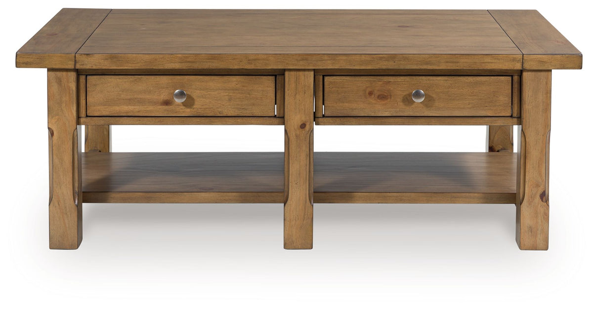 Vandenmore - Rectangular Cocktail Table - Medium Brown - Urban Living Furniture (Los Angeles, CA)