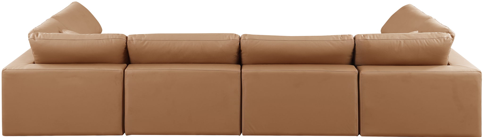Comfy - 6 Piece Faux Leather Modular Armless Sectional - Urban Living Furniture (Los Angeles, CA)