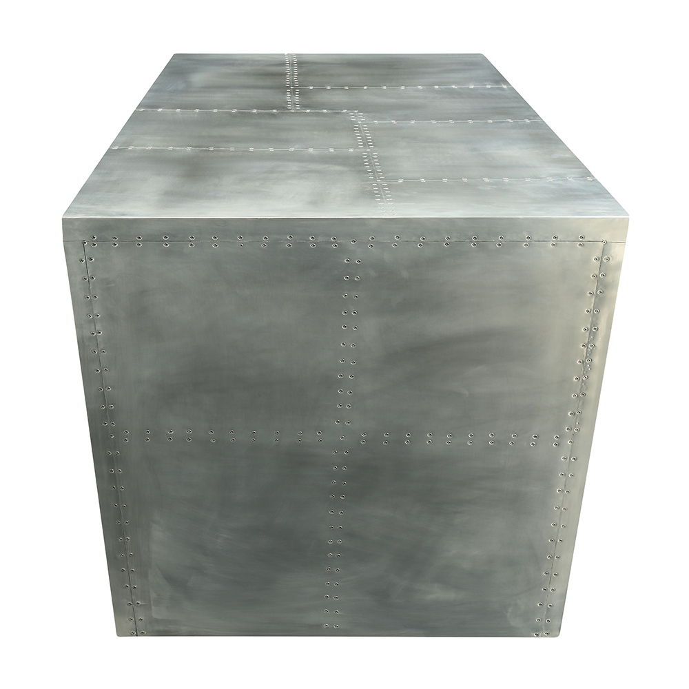 Brancaster - Executive Writing Desk - Aluminum - Urban Living Furniture (Los Angeles, CA)