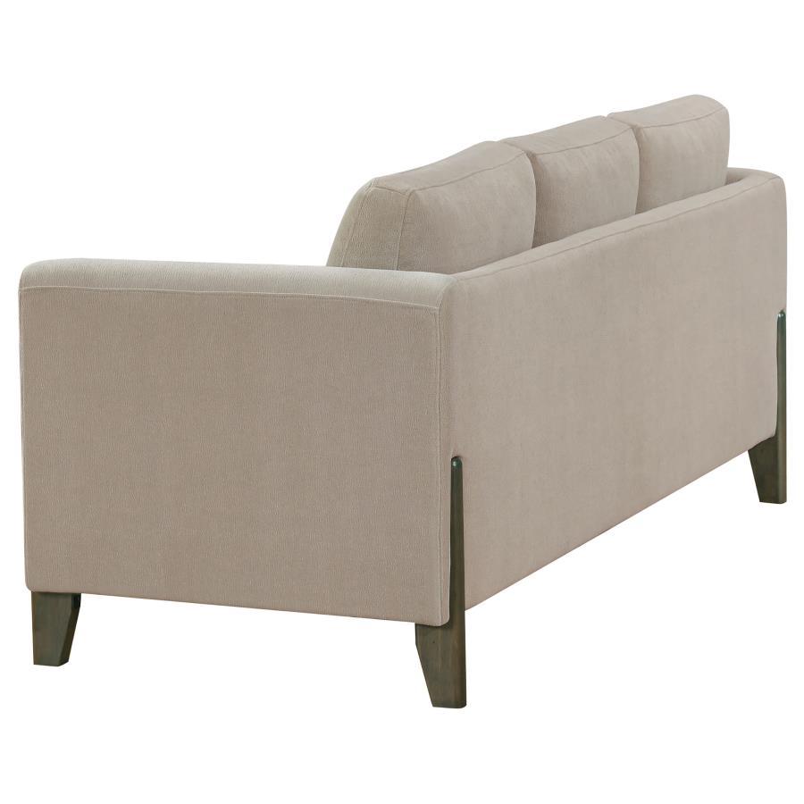 Islington - Fabric Upholstered Panel Arm Sofa - Taupe - Urban Living Furniture (Los Angeles, CA)