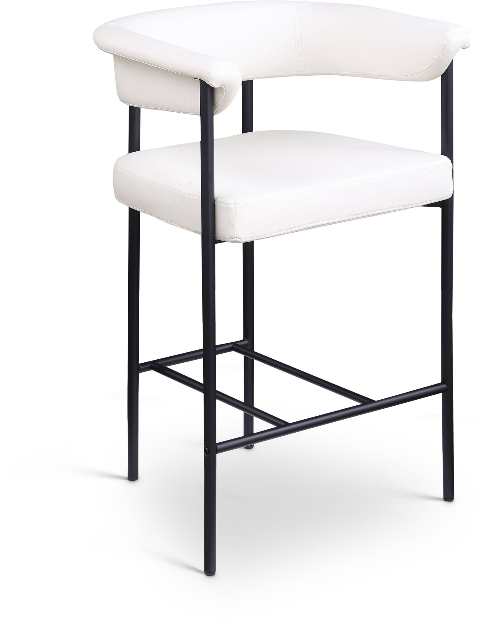 Malin - Faux Leather Counter Stool (Set of 2) - Urban Living Furniture (Los Angeles, CA)