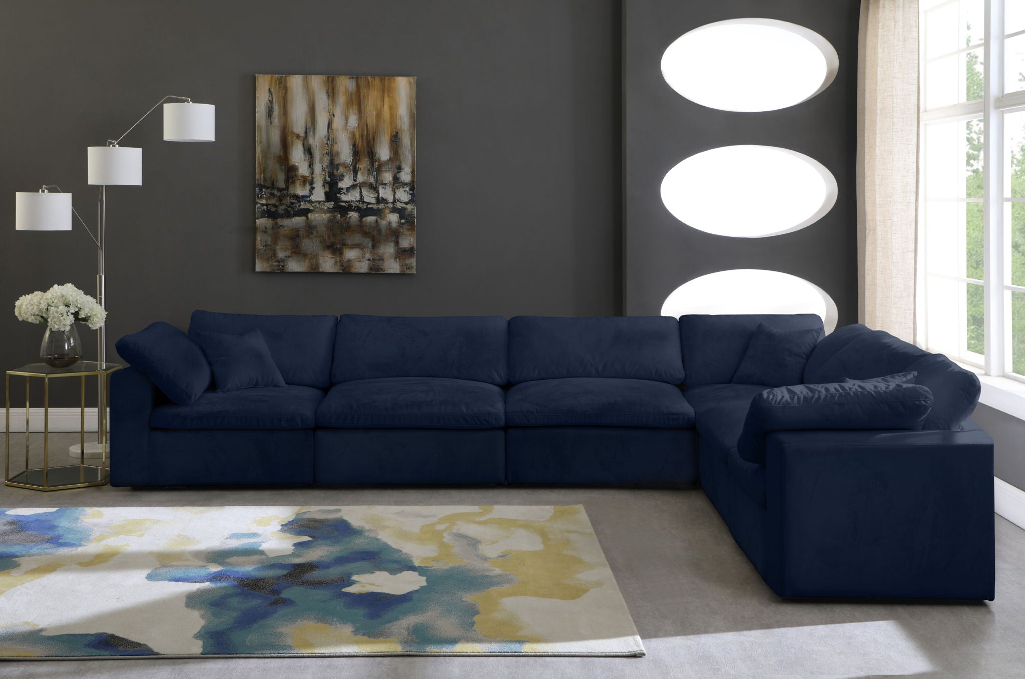 Cozy - 6 Piece Modular Corner Sectional - Urban Living Furniture (Los Angeles, CA)