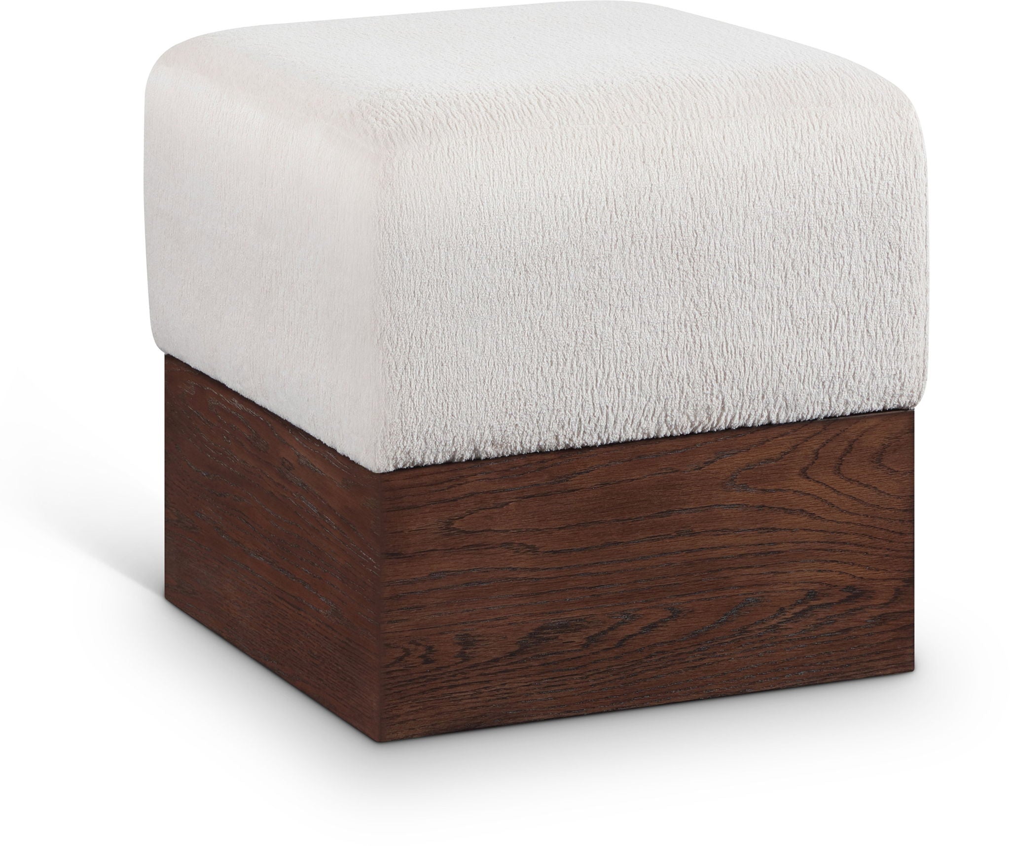 Havre - Ottoman / Stool With Brown Base - Urban Living Furniture (Los Angeles, CA)