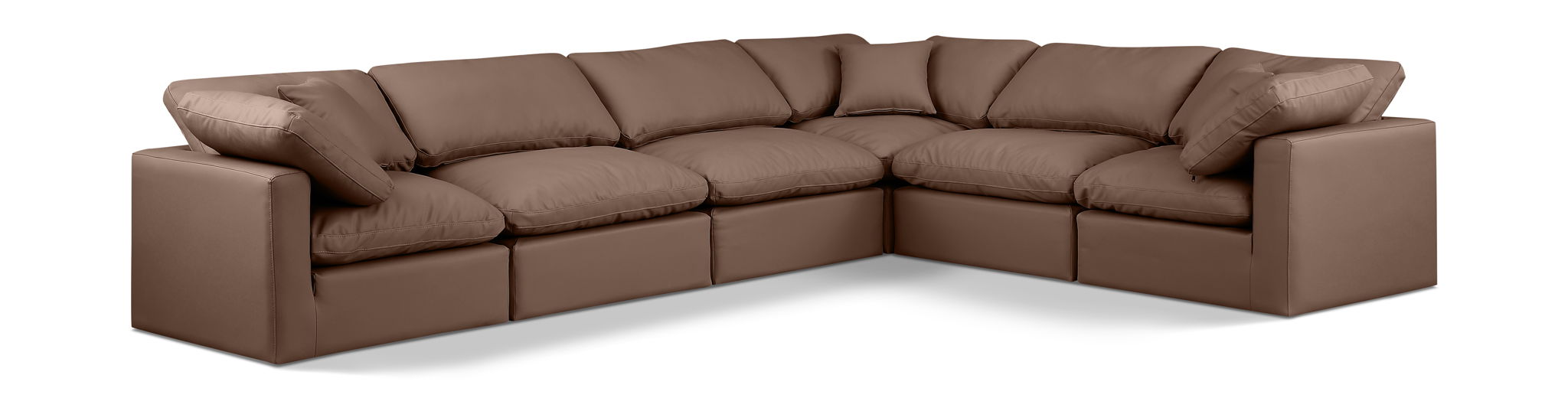 Indulge - Faux Leather 6 Piece Modular Corner Sectional - Urban Living Furniture (Los Angeles, CA)