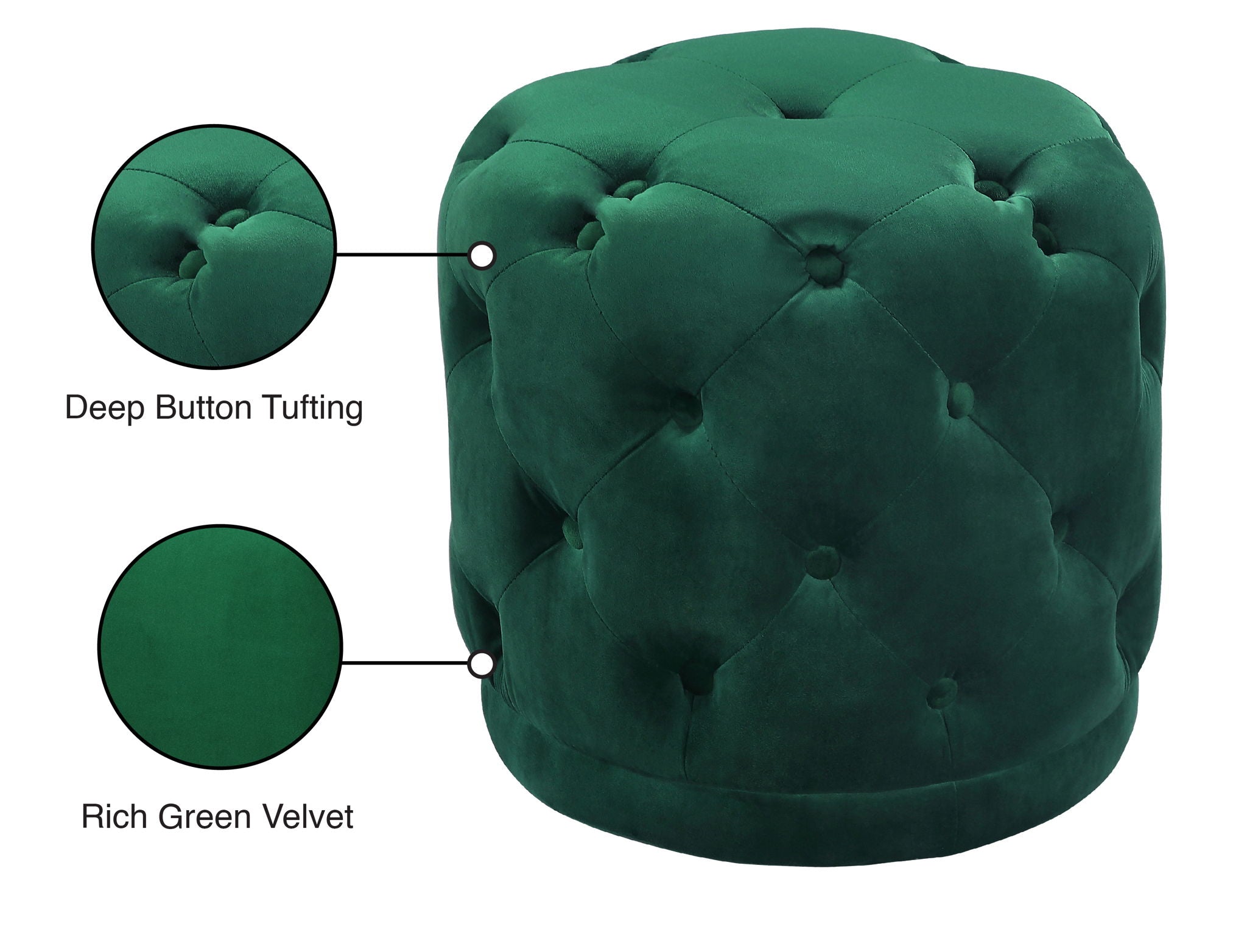 Harper - Stool Ottoman - Urban Living Furniture (Los Angeles, CA)