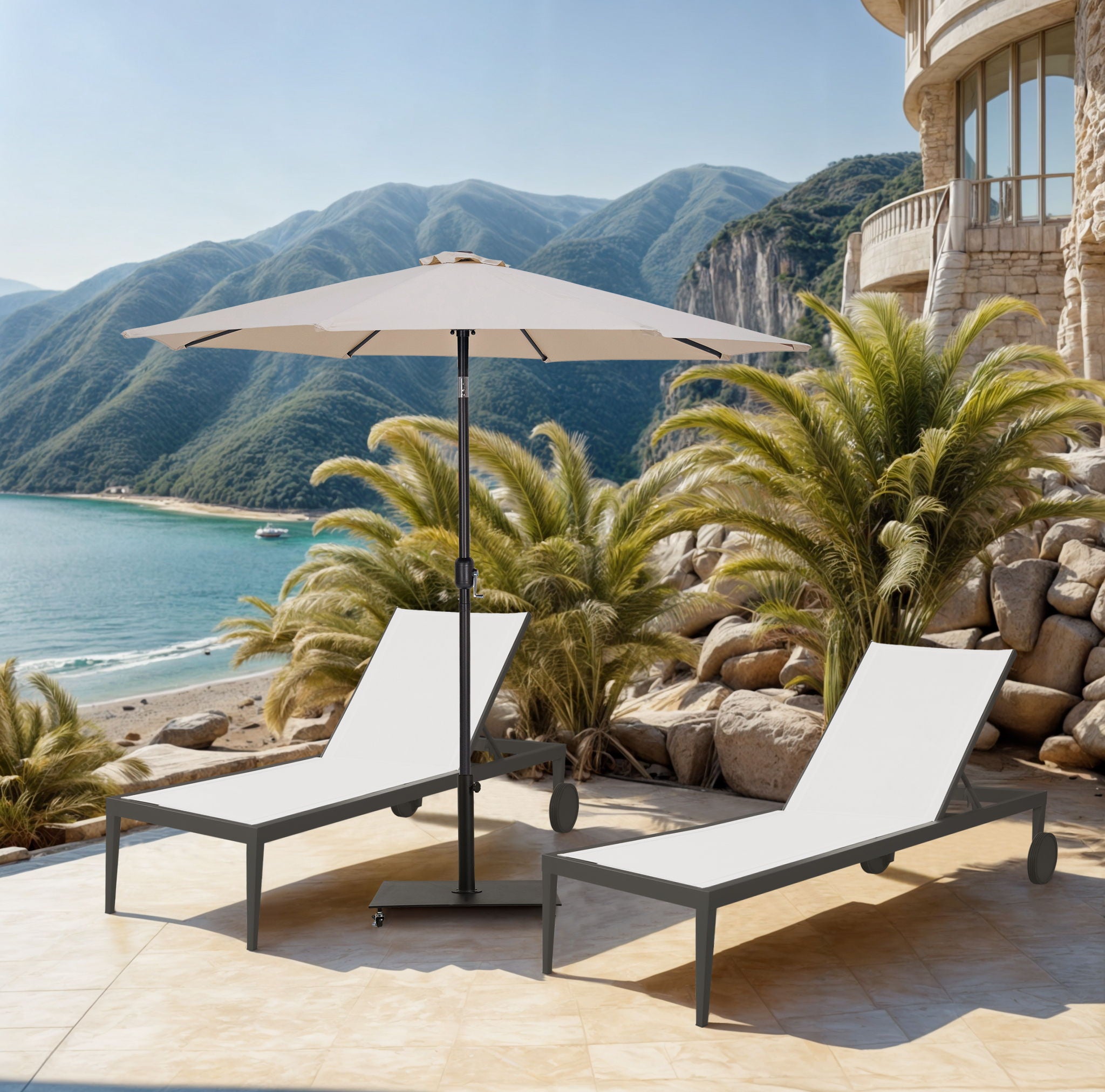 Fiji - Patio Umbrella With Black Pole - Urban Living Furniture (Los Angeles, CA)