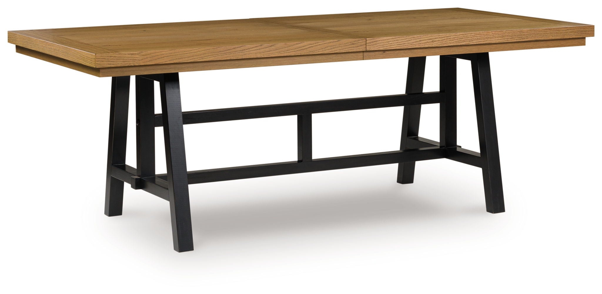 Galliden - Black / Brown - Rectangular Dining Room Extension Table - Urban Living Furniture (Los Angeles, CA)