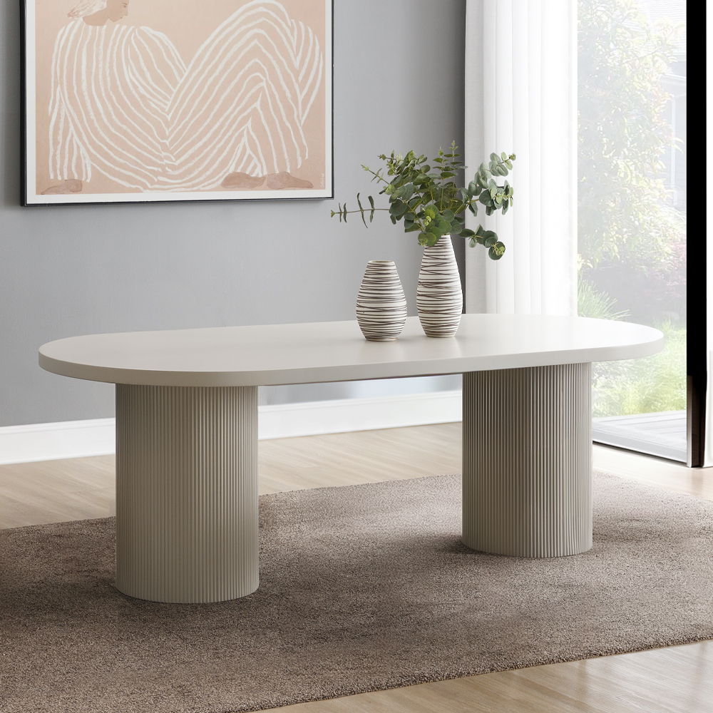 Laela - Dining Table - White - Urban Living Furniture (Los Angeles, CA)