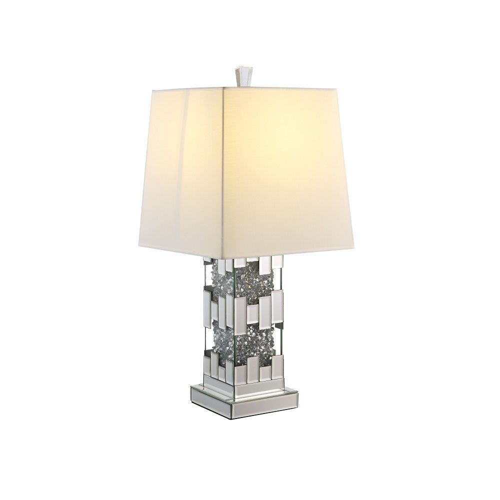 Noralie - 30" Table Lamp - Mirrored & Faux Diamonds - Urban Living Furniture (Los Angeles, CA)