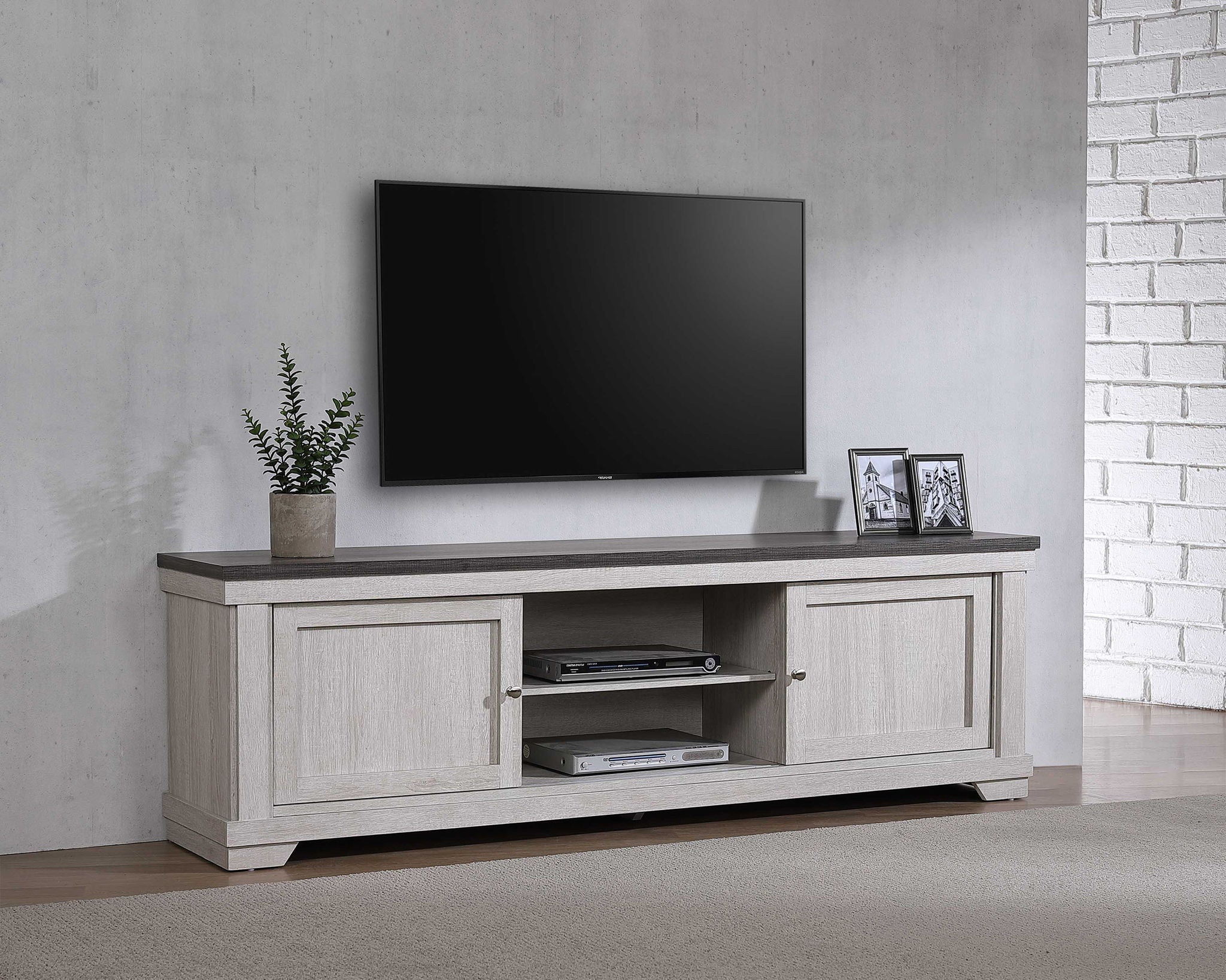 Leighton - 71" TV Stand - White - Urban Living Furniture (Los Angeles, CA)