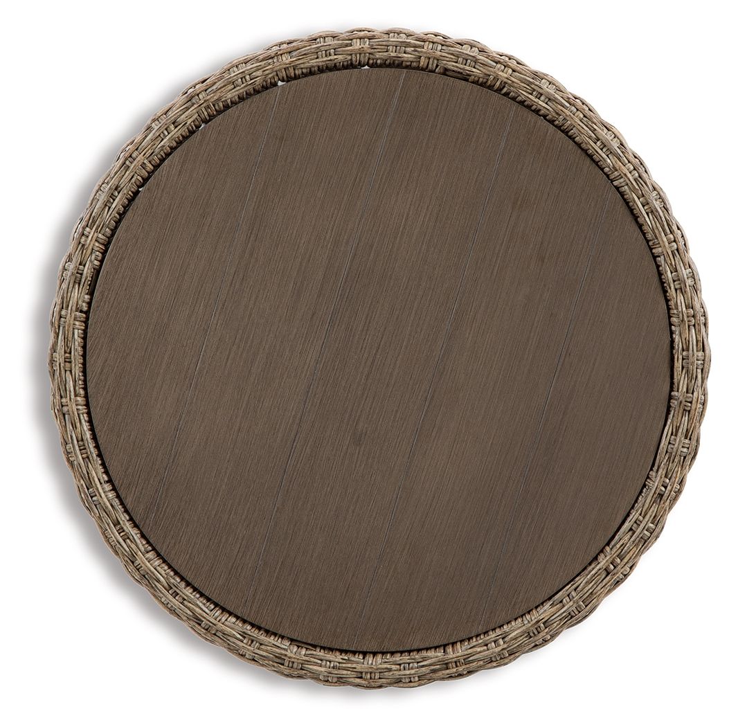 Danson - Beige - Round End Table - Urban Living Furniture (Los Angeles, CA)