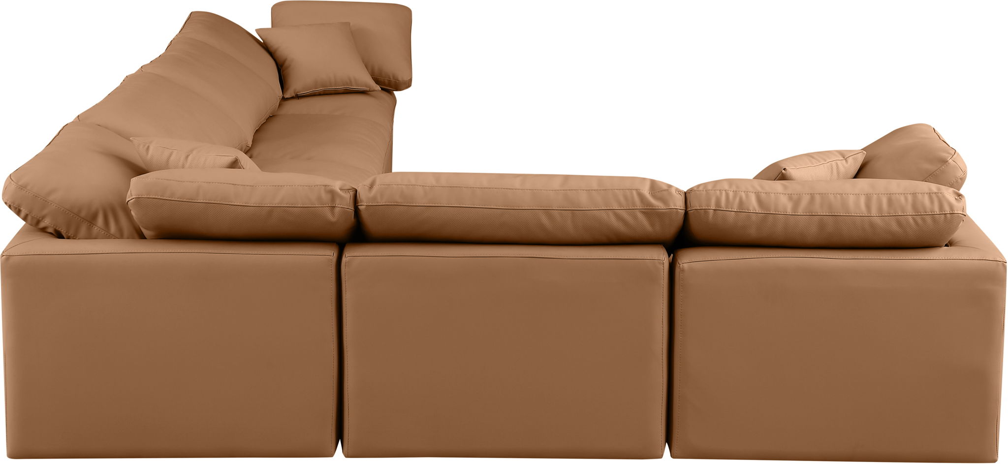 Indulge - Faux Leather 6 Piece Modular Corner Sectional - Urban Living Furniture (Los Angeles, CA)
