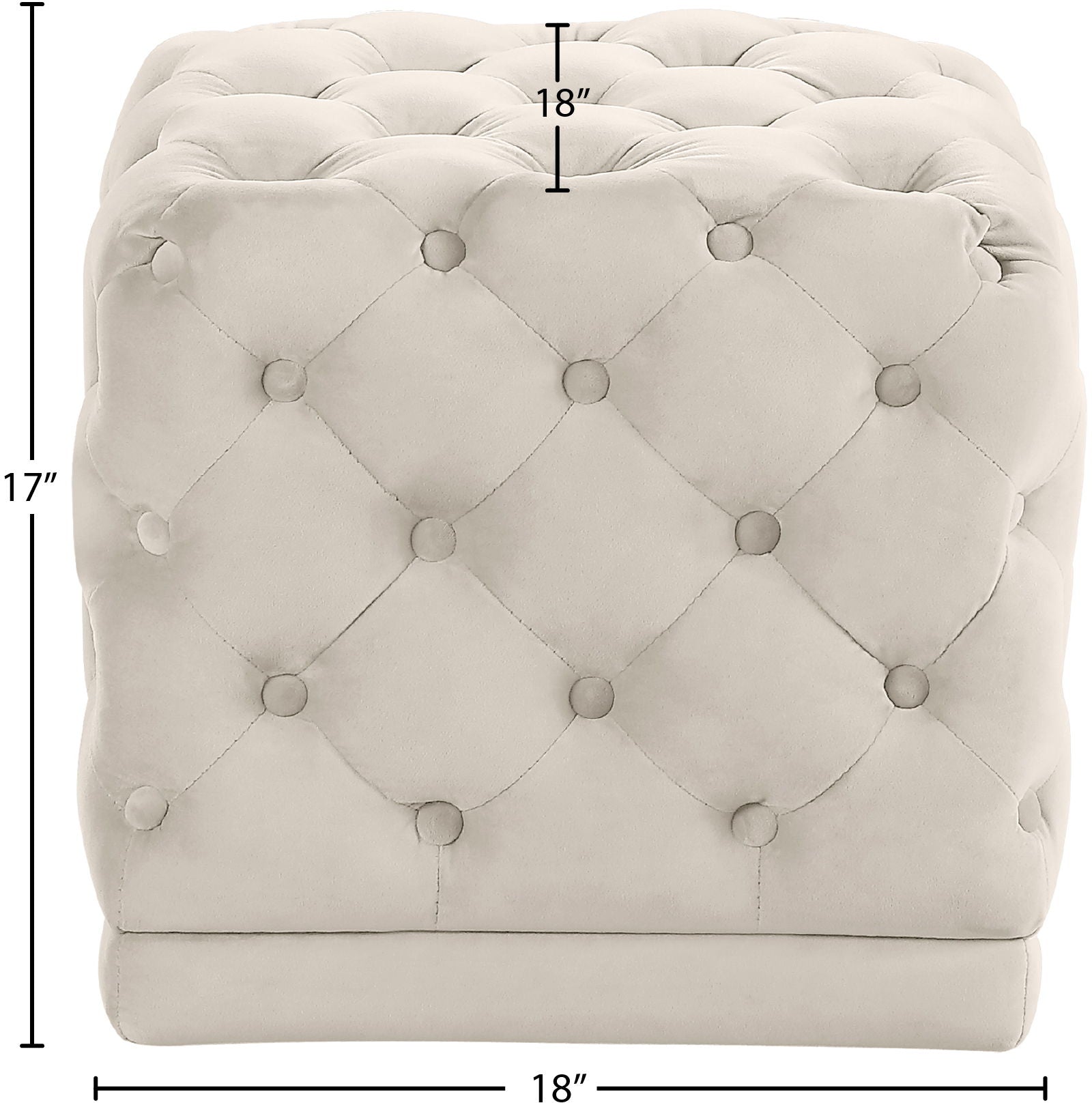 Stella - Stool Ottoman - Urban Living Furniture (Los Angeles, CA)