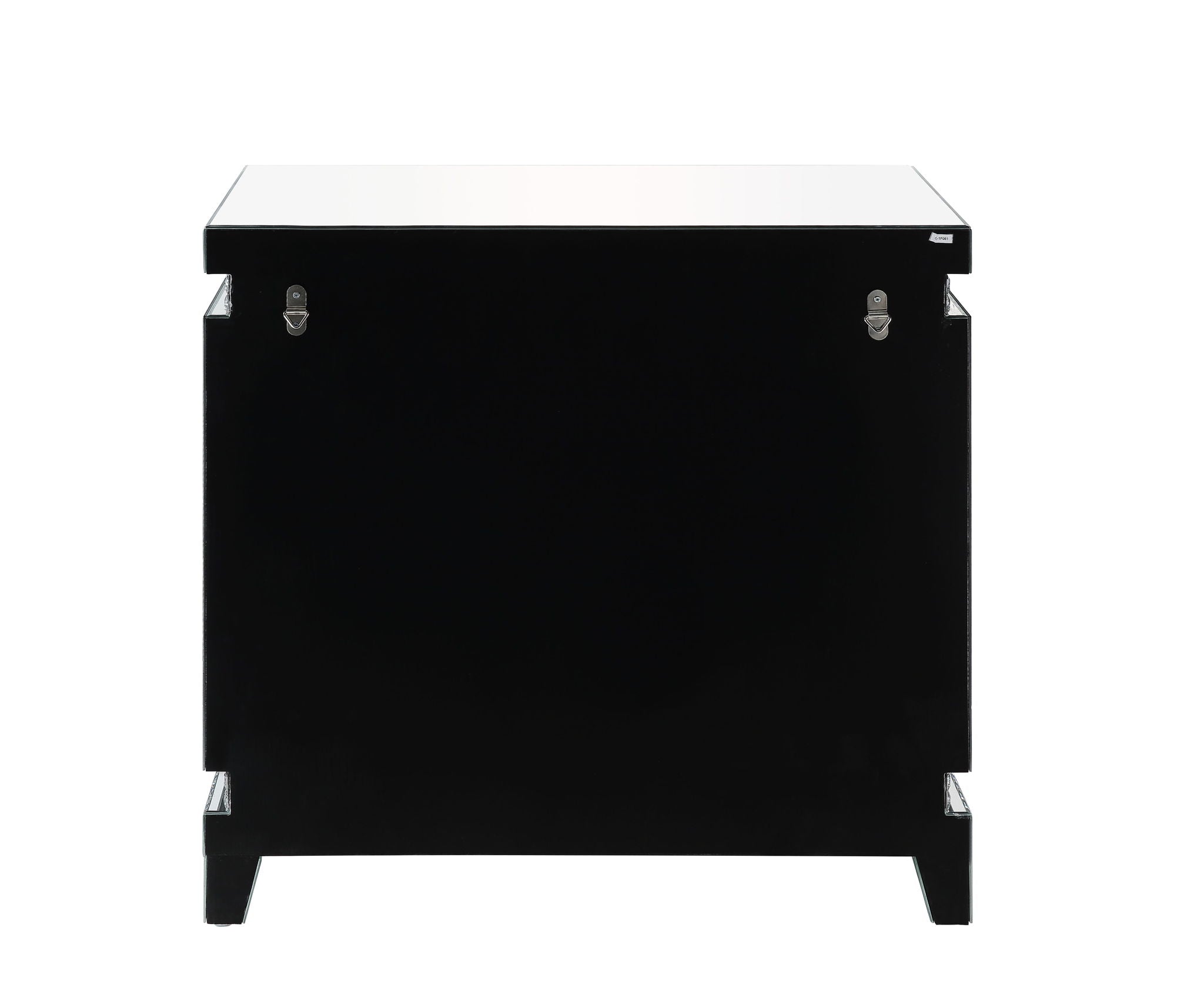 Lotus - 32" Console Cabinet - Mirrored & Faux Ice Cube Crystals - Urban Living Furniture (Los Angeles, CA)