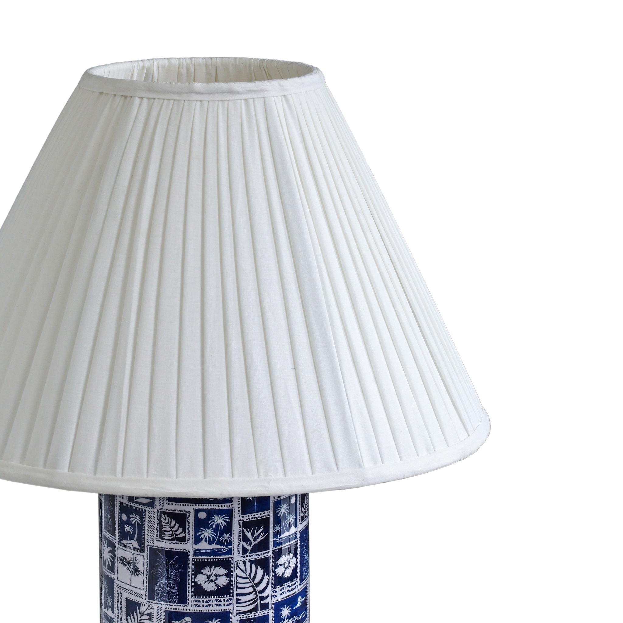 Stamp - Pleated Table Lamp - Blue - Urban Living Furniture (Los Angeles, CA)