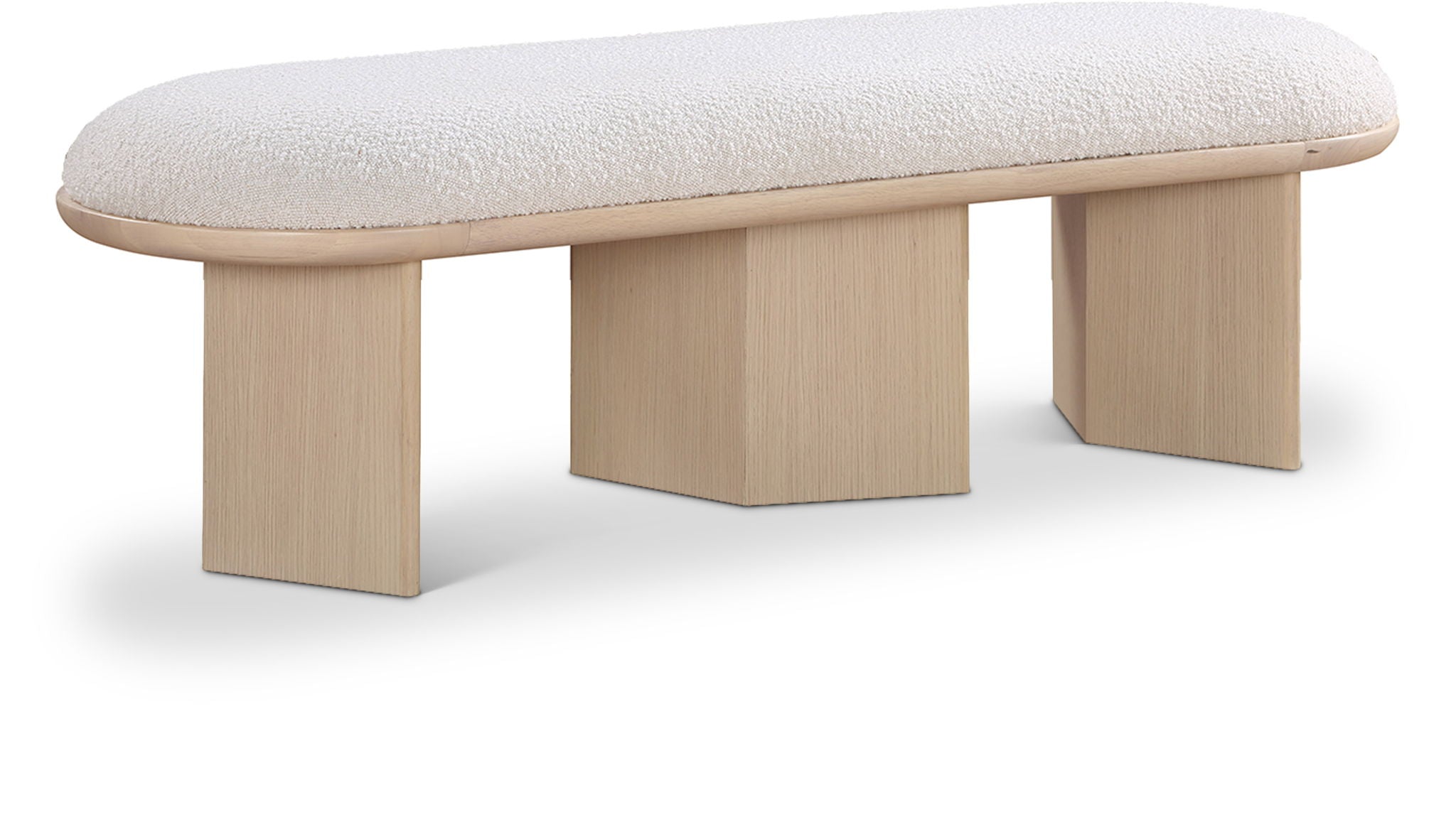 Wilshire - Bench With Natural Base - Urban Living Furniture (Los Angeles, CA)