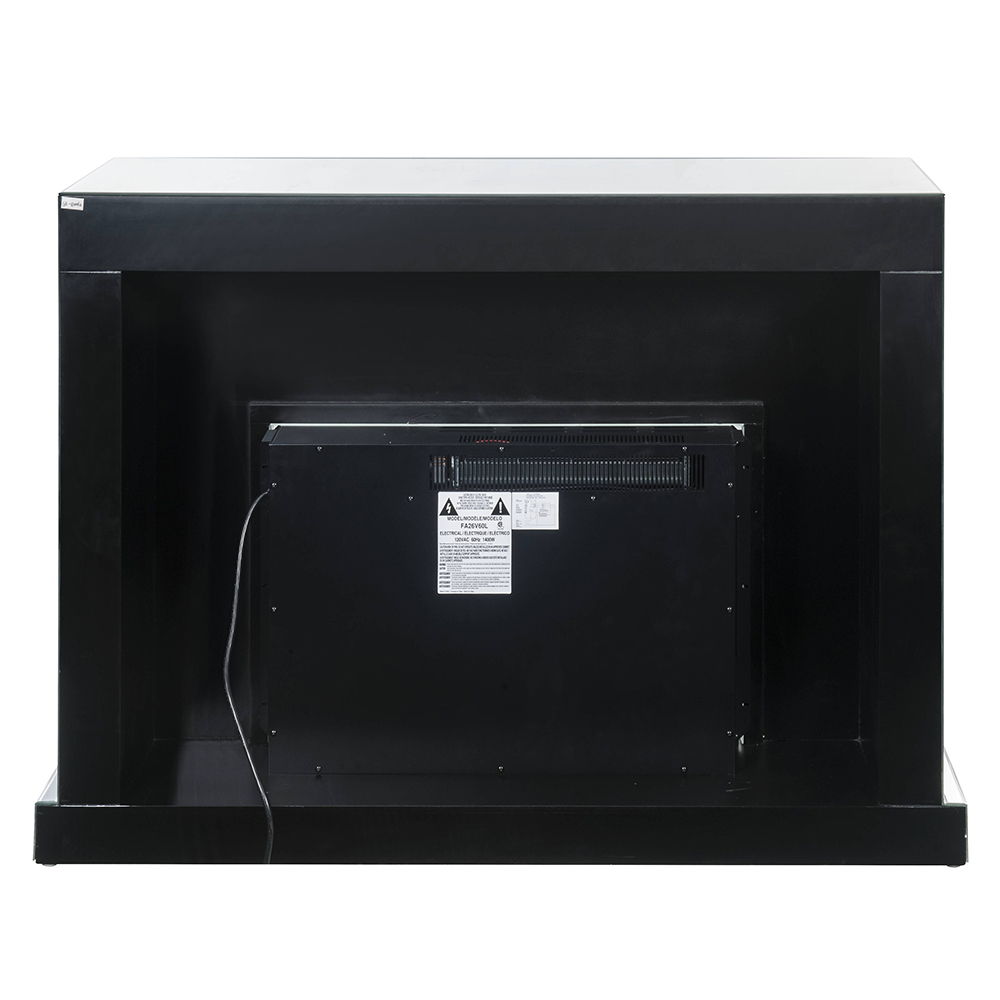 Noralie - 35" Fireplace - Mirrored & Faux Diamonds - Urban Living Furniture (Los Angeles, CA)