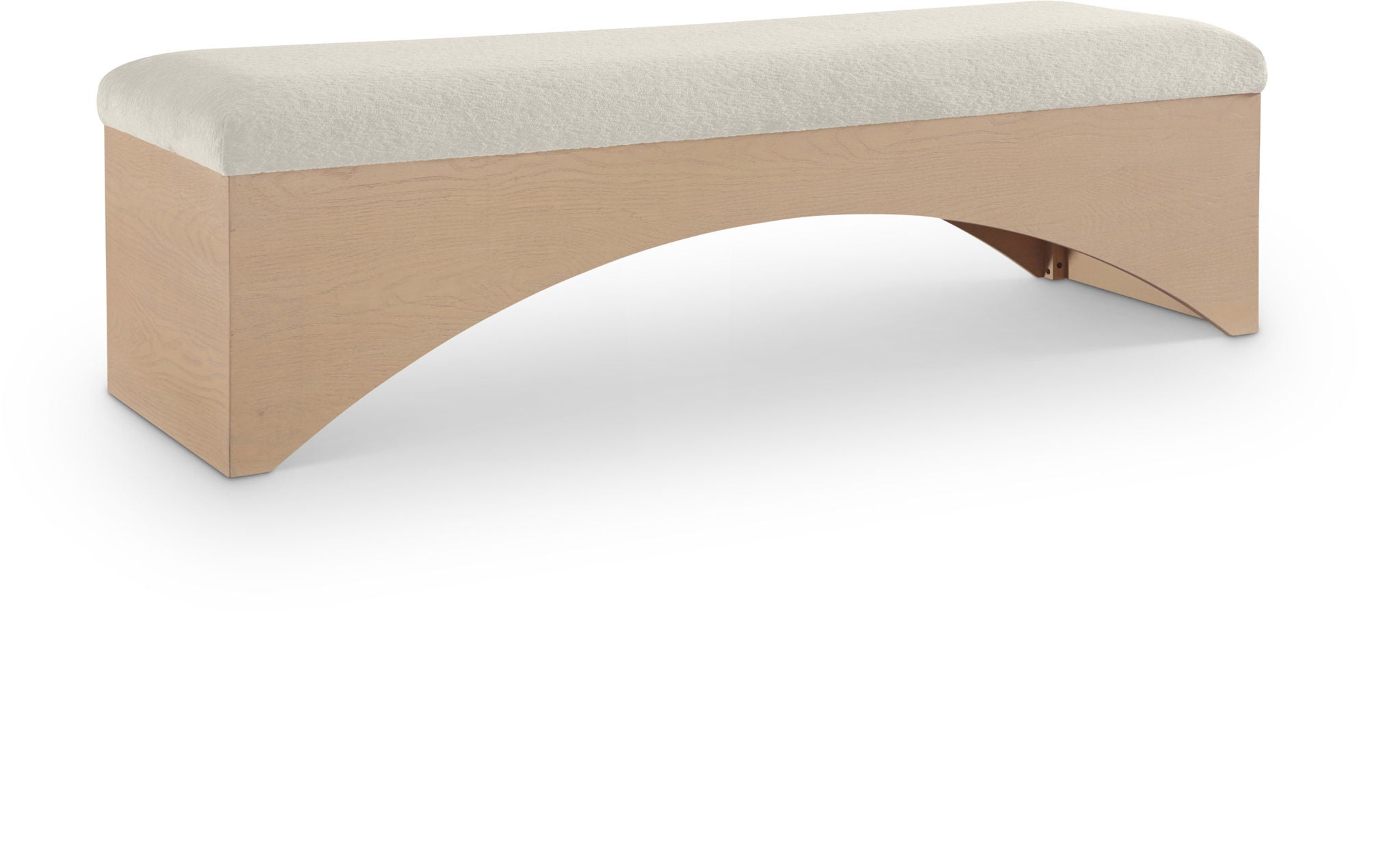Lawson - Bench With Natural Base - Urban Living Furniture (Los Angeles, CA)