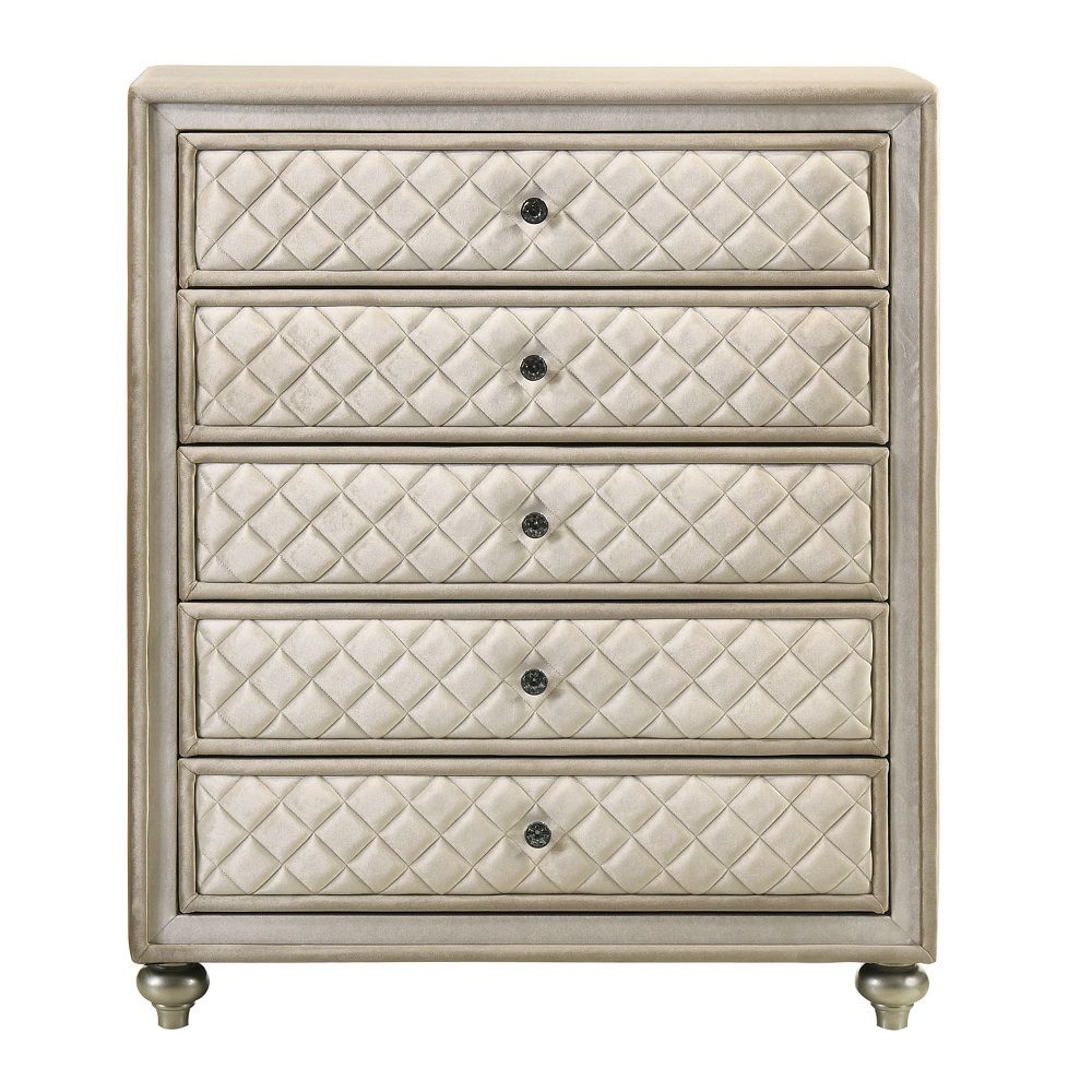 Lucienne - Chest - Beige Velvet - Urban Living Furniture (Los Angeles, CA)