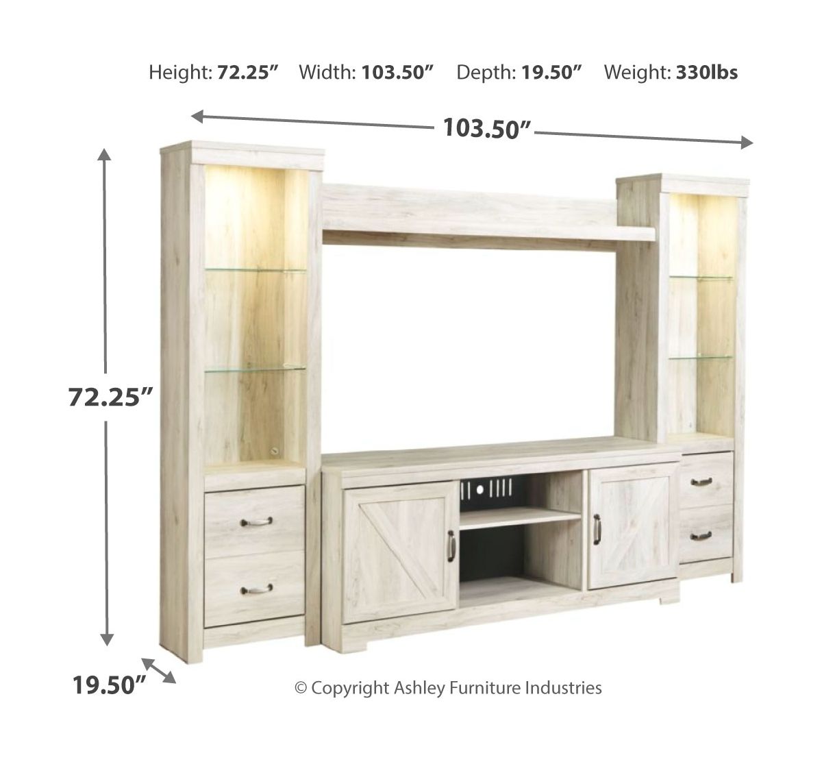 Bellaby - Entertainment Center - Urban Living Furniture (Los Angeles, CA)