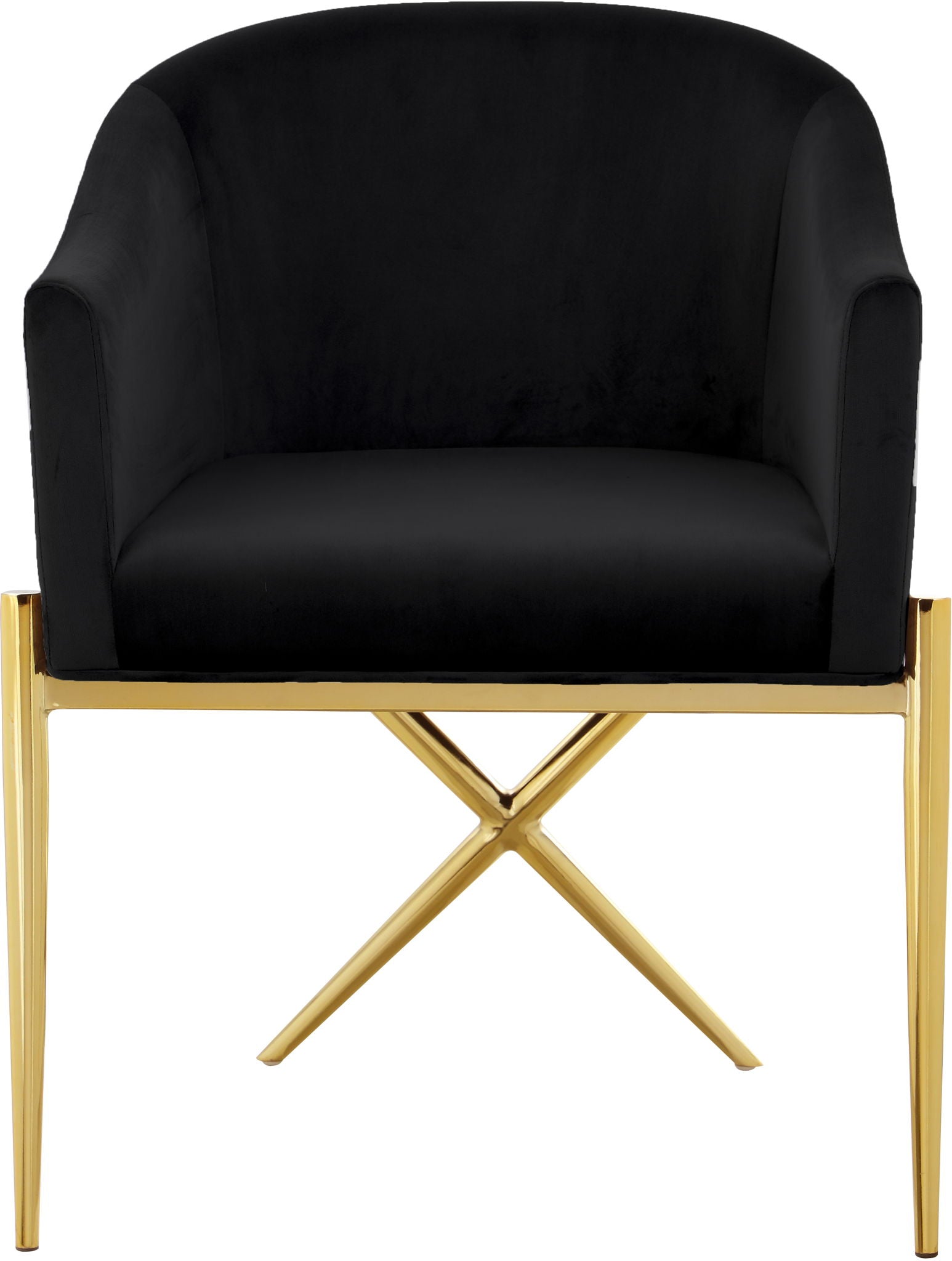 Xavier - Dining Chair with Gold Legs - Urban Living Furniture (Los Angeles, CA)