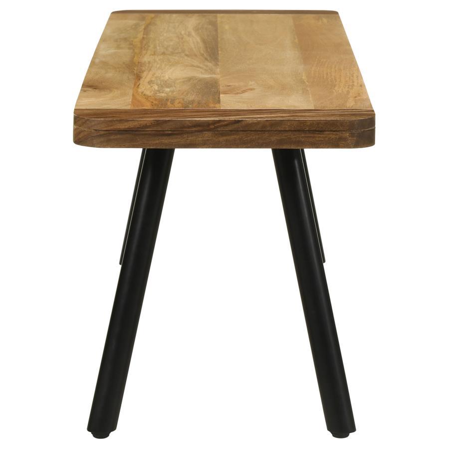 Maverick - Wood Dining Bench - Natural Mango And Black - Urban Living Furniture (Los Angeles, CA)