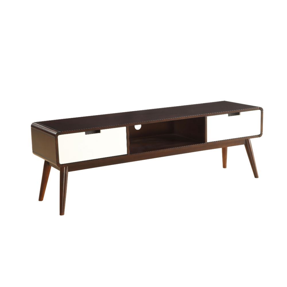 Christa - TV Stand - Espresso & White - Urban Living Furniture (Los Angeles, CA)